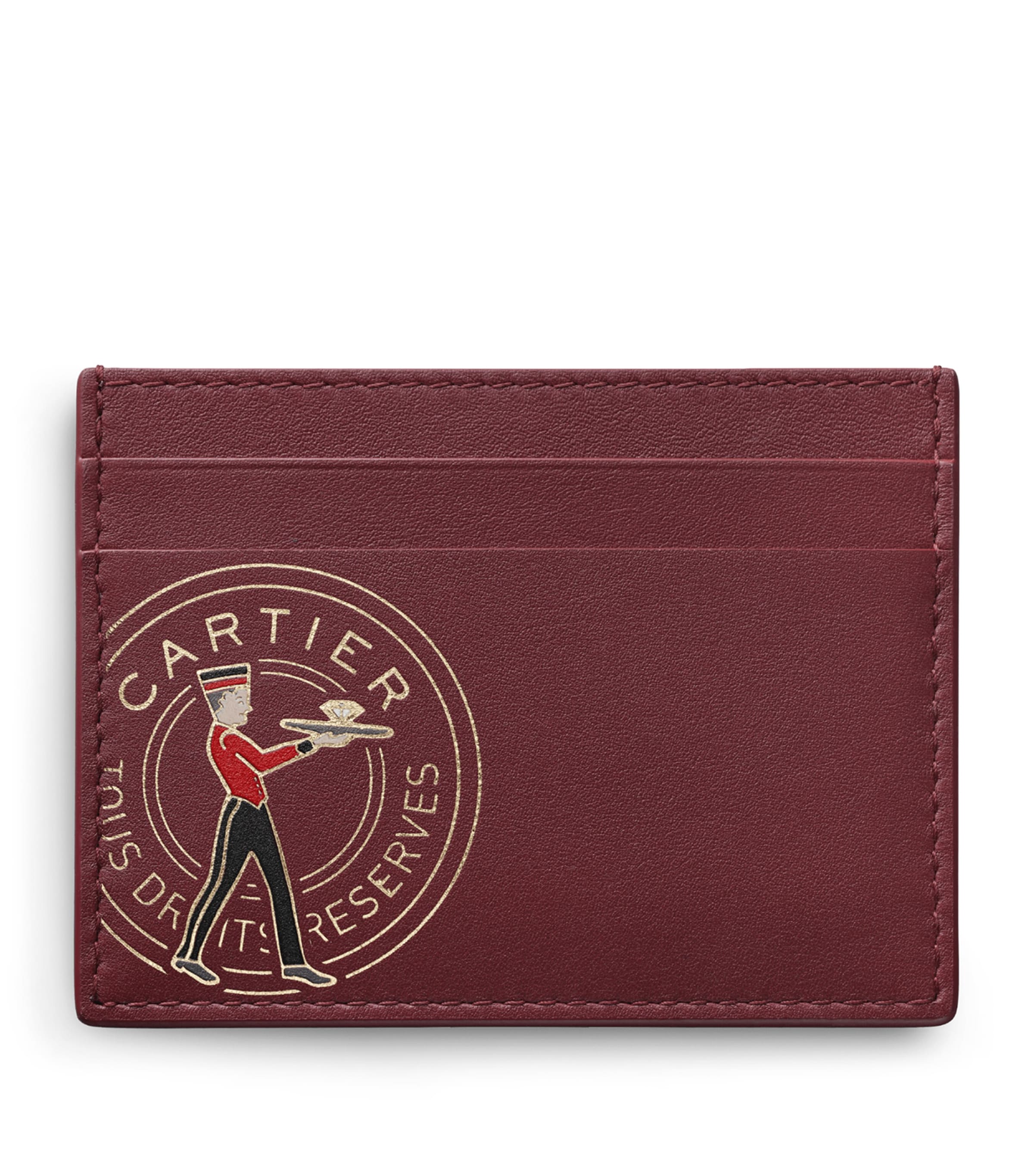 Cartier Leather Diabolo de Cartier Card Holder | Harrods UK