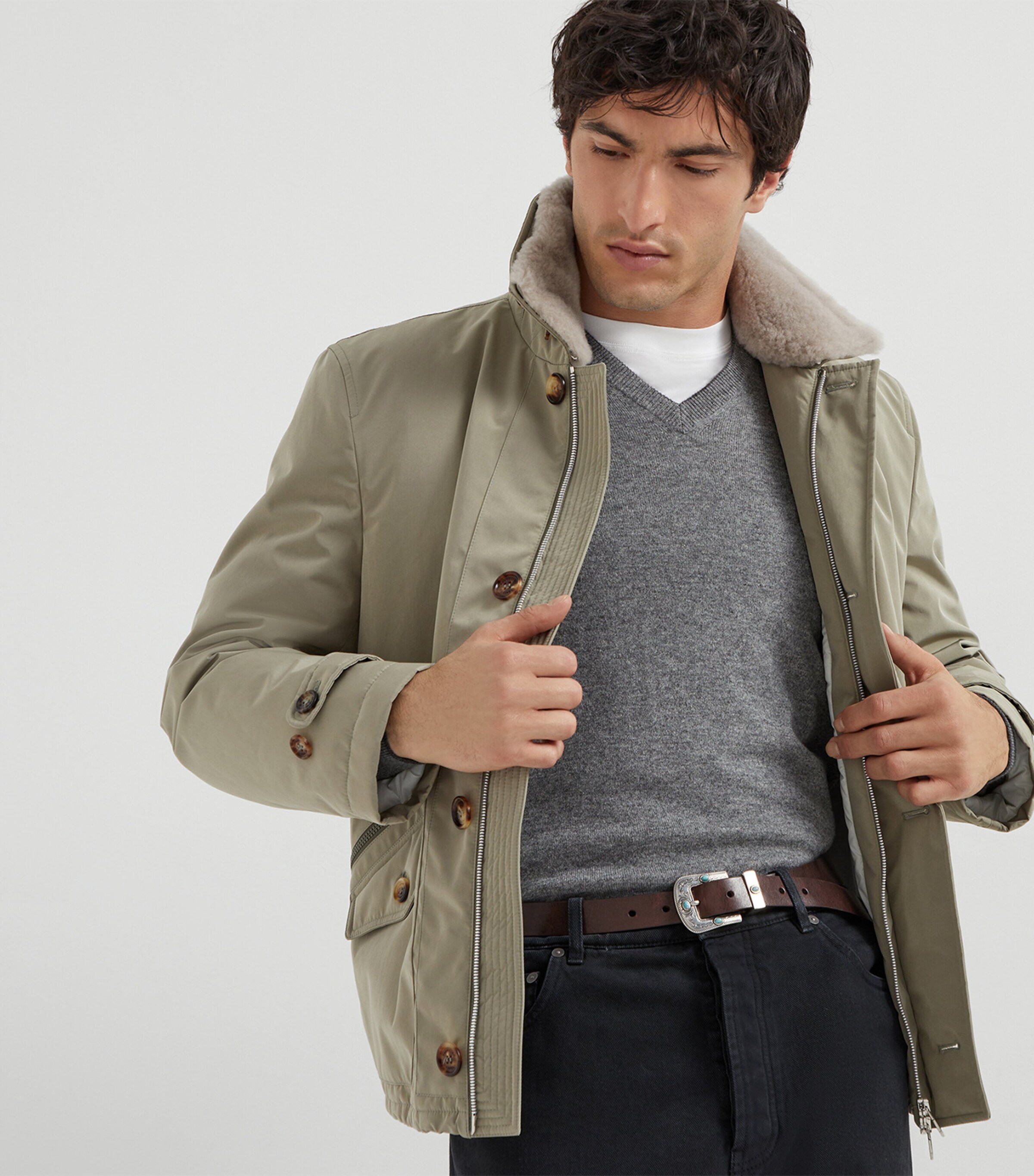 Cashmere V-Neck Sweater CG217 Image 5