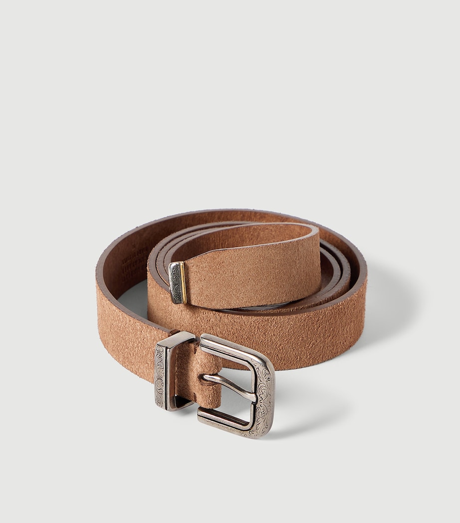 Brunello Cucinelli Reversed Calfskin Belt Image 3