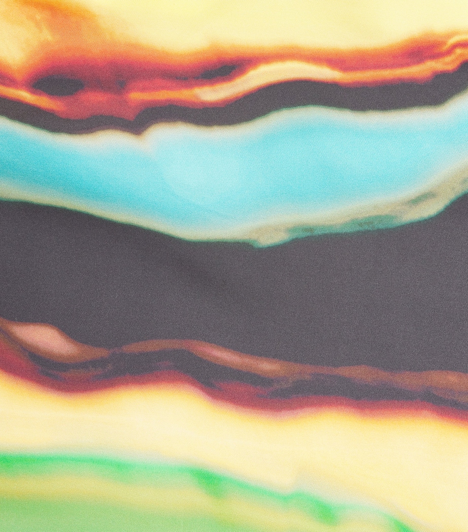 Christopher Esber Womens Silk Twill Aura Maxi Dress Valencia/ Multi Image 6