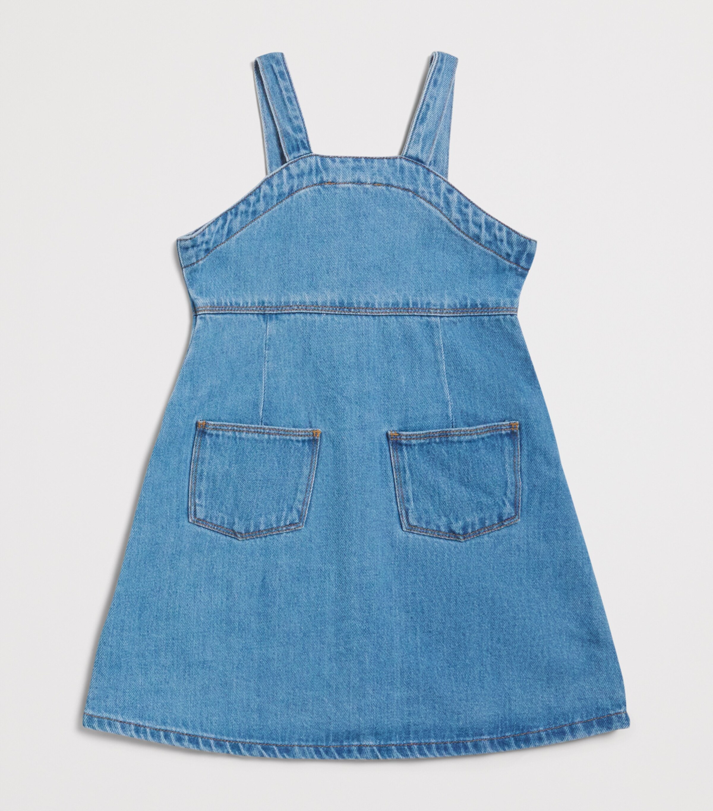 Stella McCartney Kids Denim Star Dress (3-14+ Years) Blue Image 2