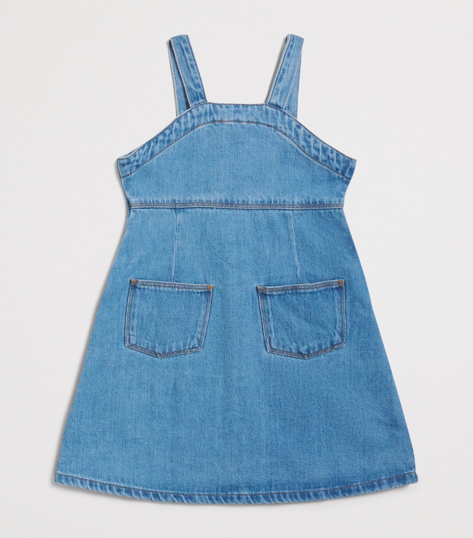 Stella McCartney Kids Denim Star Dress (3-14+ Years) Blue Image 2