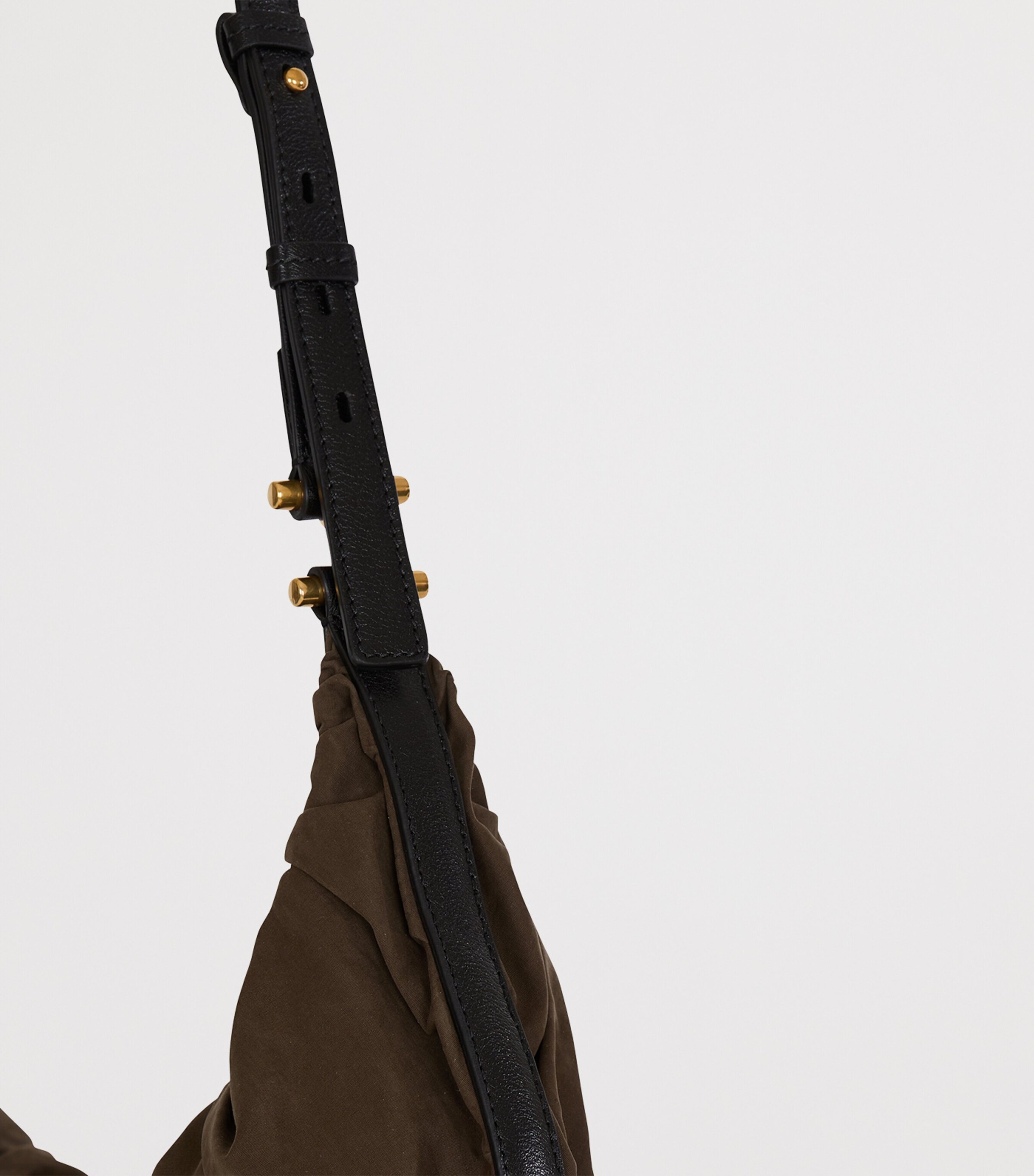 Balmain Eben Hobo Bag Kaki Image 8