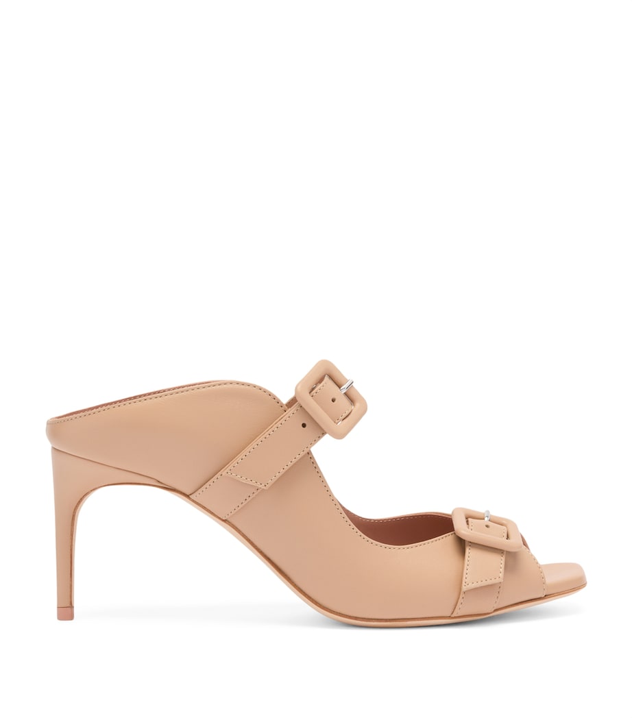 Leather Isobel Heeled Sandals 70 BUFF Image 1