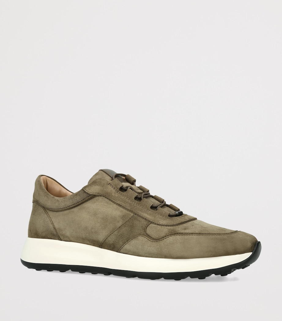 Tod's Suede Allacciato 79k Sneakers Khaki Image 2