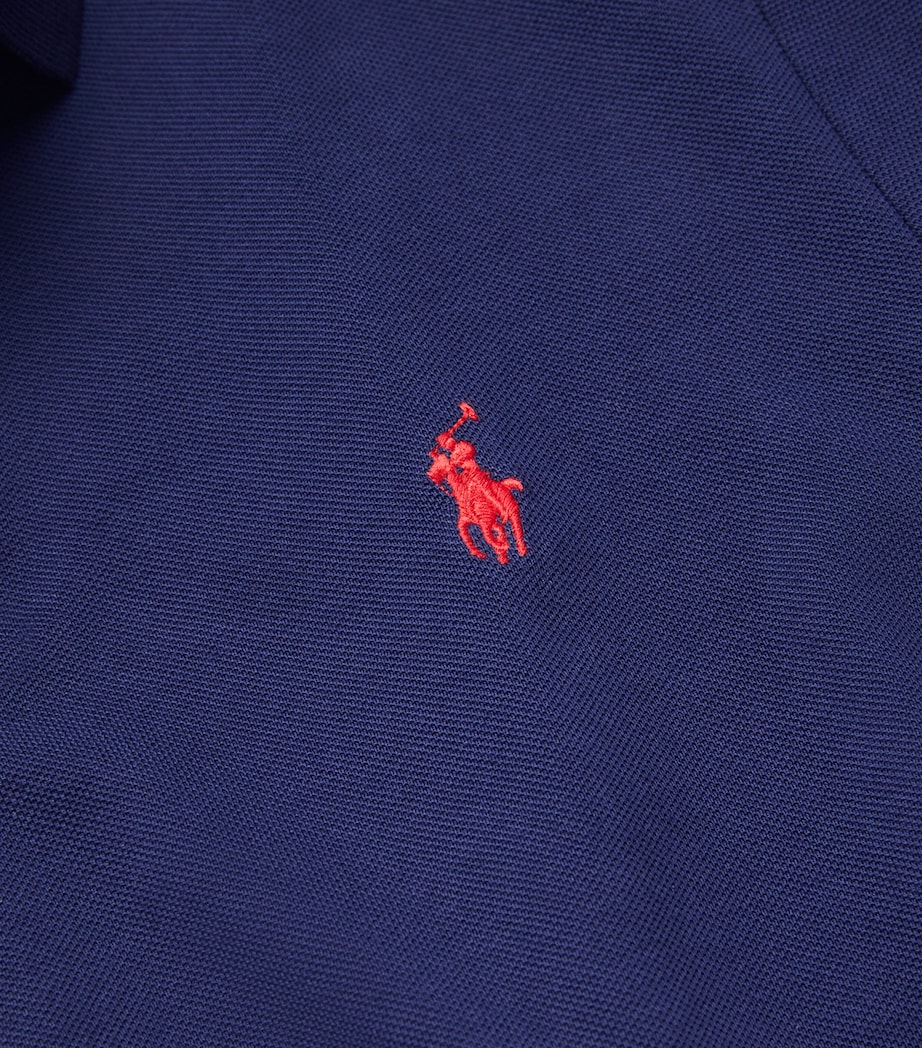 Cotton Mesh Custom-Fit Polo Shirt NEWPORT NAVY Image 5