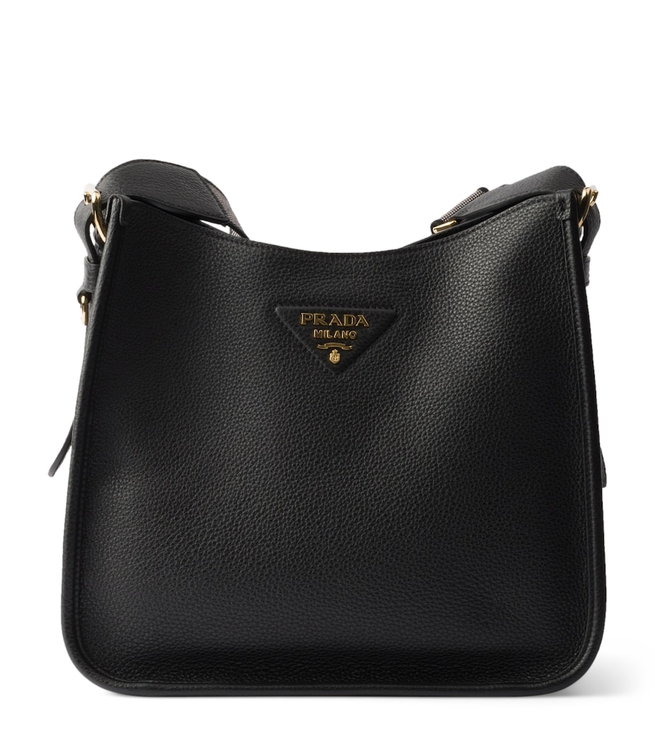 Prada Medium Leather Shoulder Bag Image 1