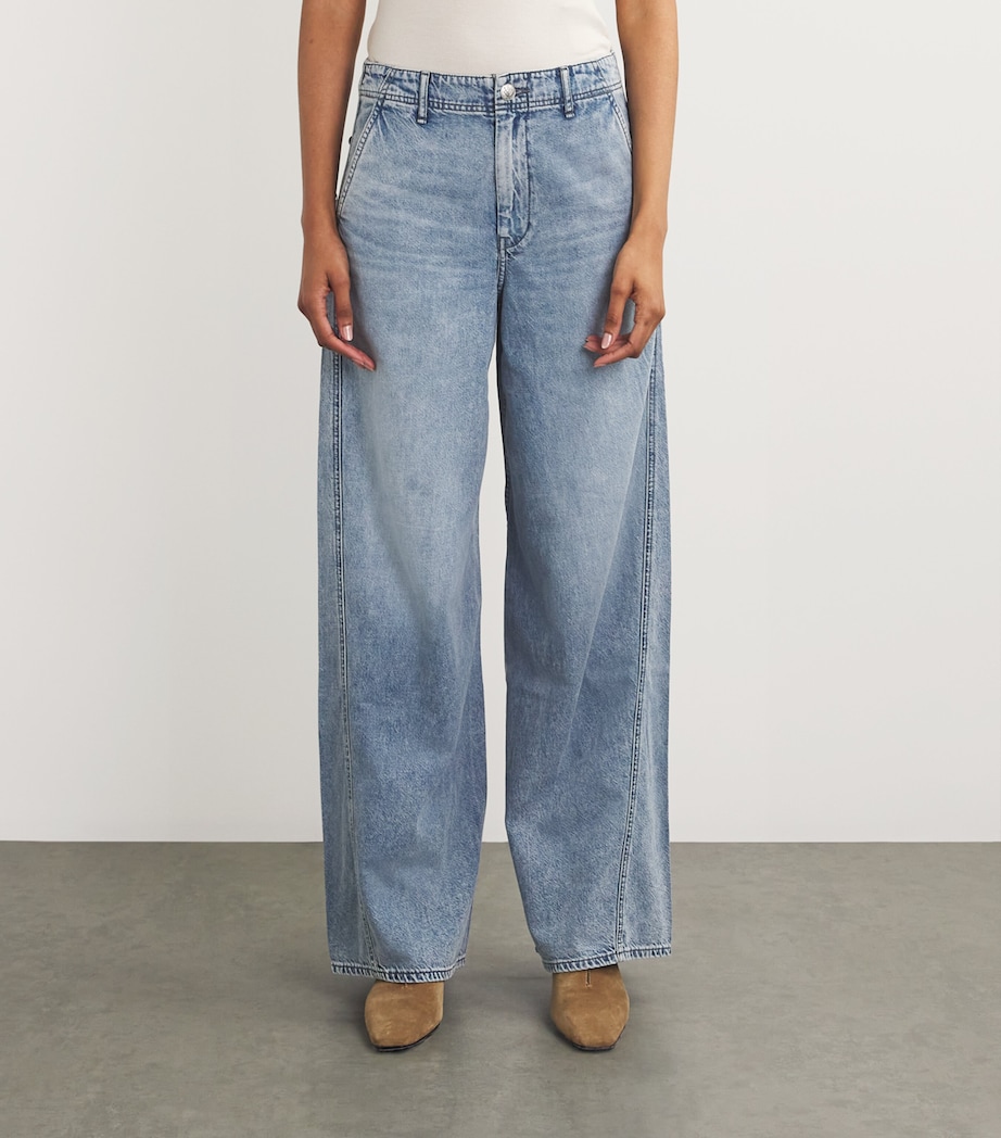 Featherweight Sofie High-Rise Wide-Leg Jeans ANNIE Image 3