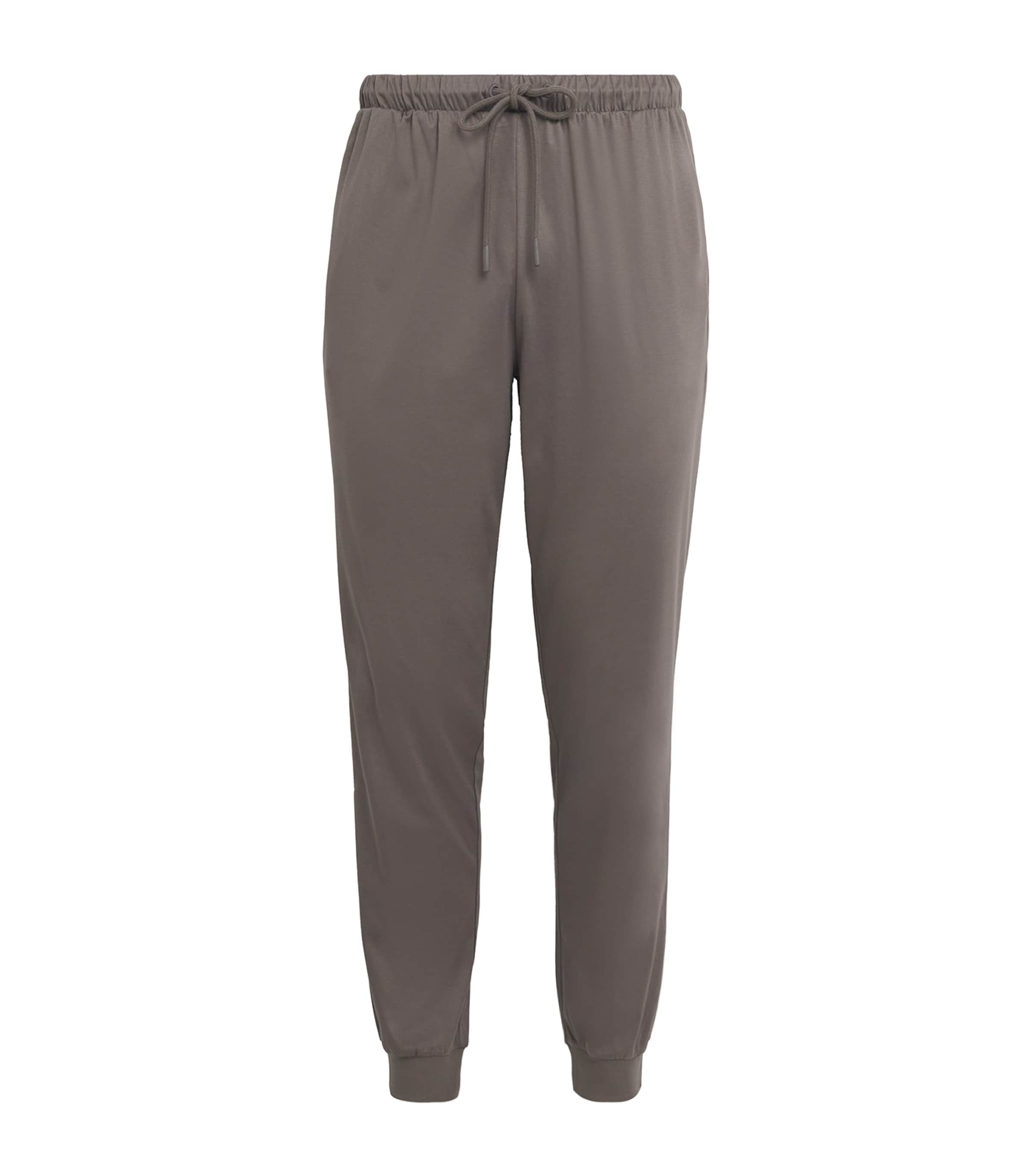 Zimmerli Mens 286 Sea Island Lounge Trousers Toffee Image 1