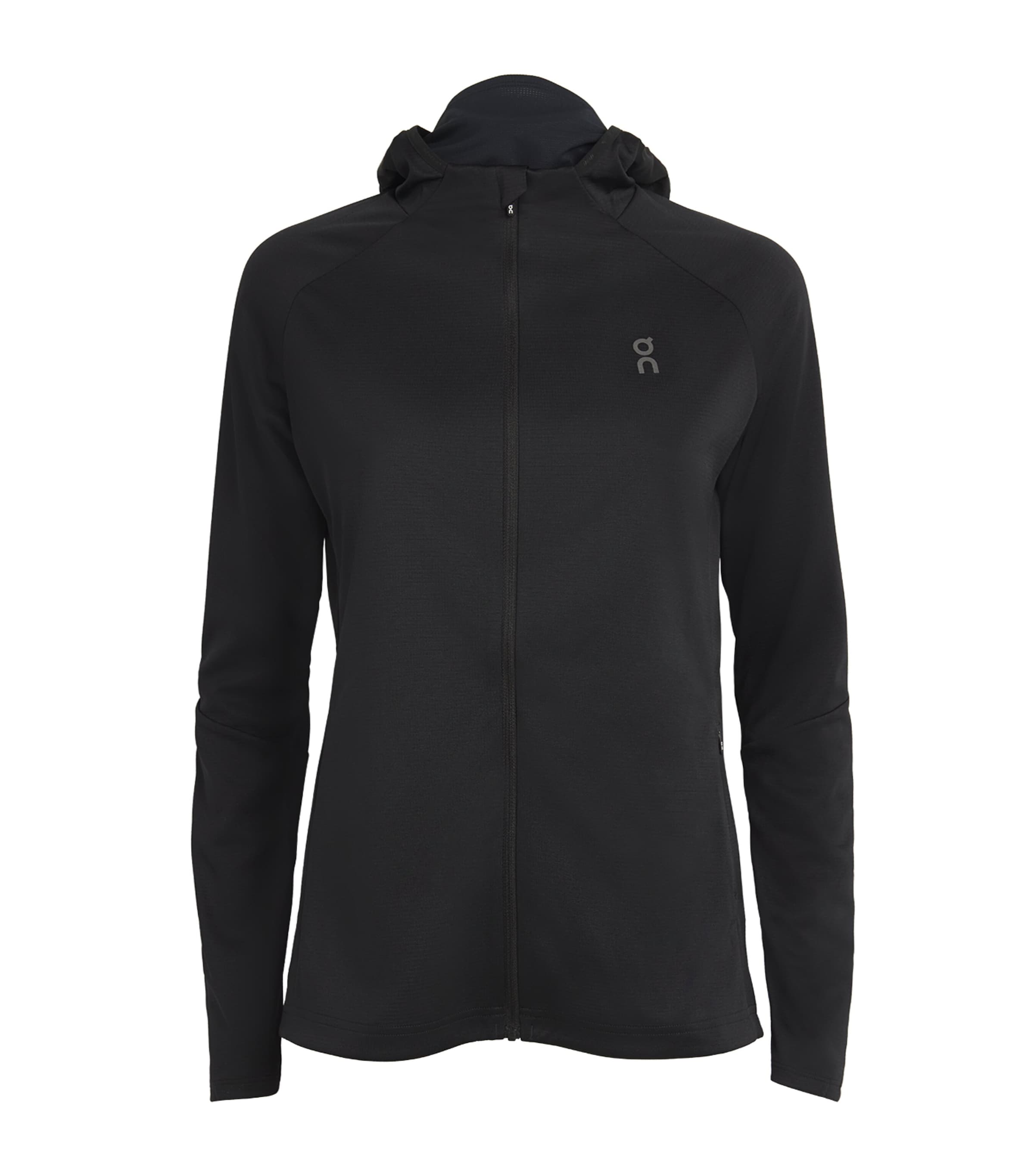 On Running Zip-up Climate Hoodie In Black