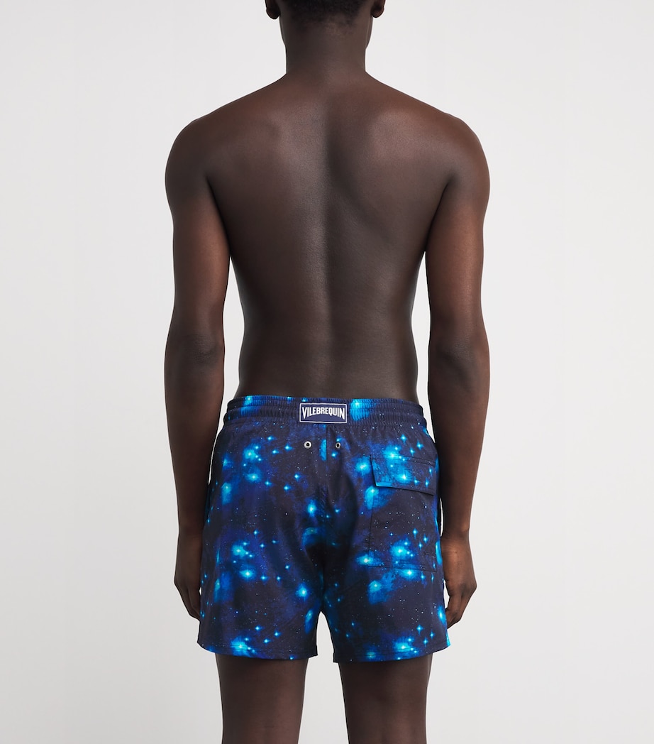 Printed Moorise Swim Shorts 390-BLEU MARINE Image 3