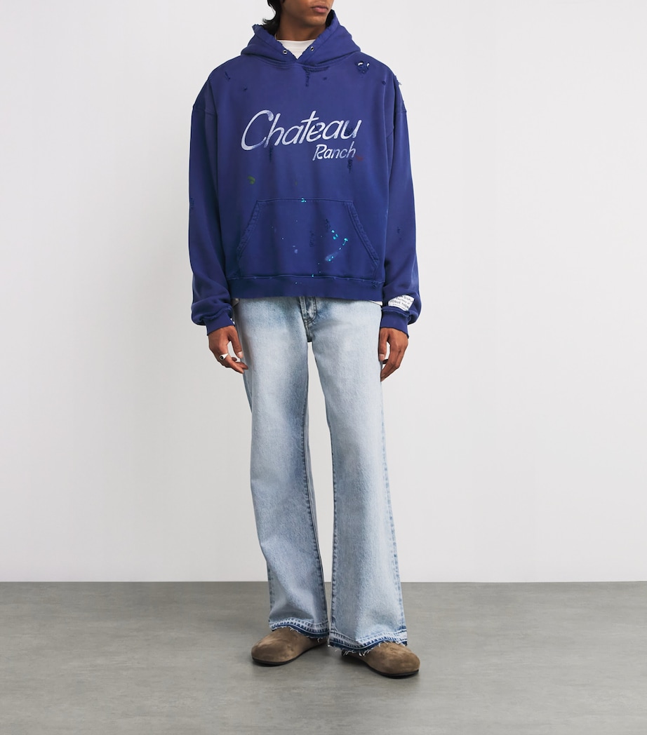 Cotton Chateau Ranch Hoodie NAVY Image 2