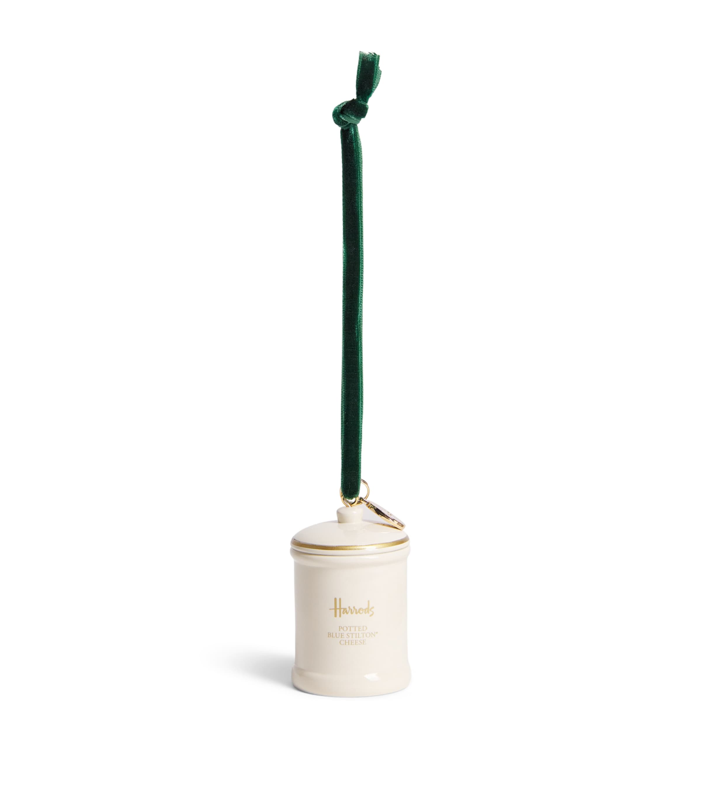 Harrods Potted Blue Stilton Cheese Tree Decoration Image 1