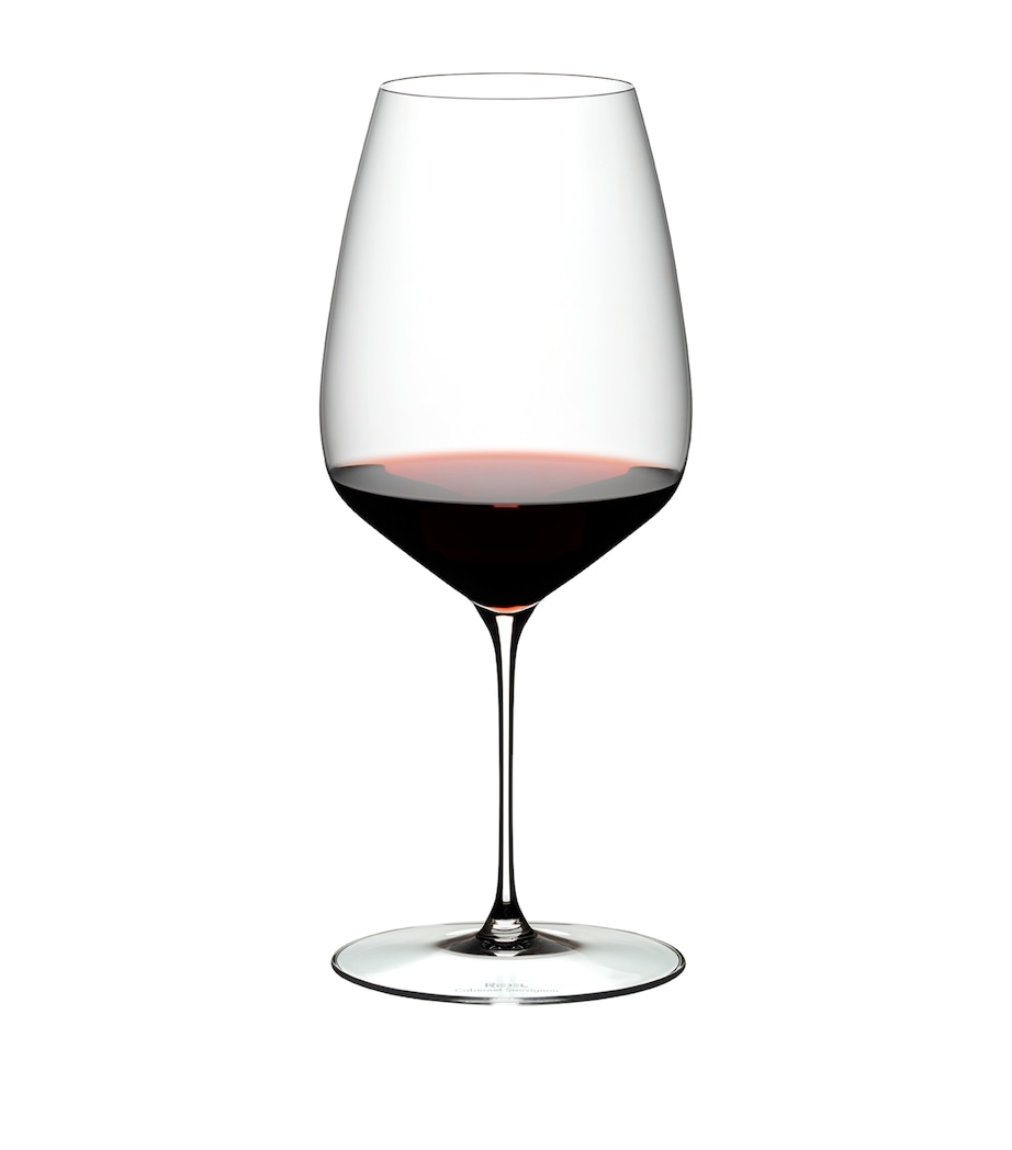 Set of 2 Crystal Veloce Cabernet Sauvignon Wine Glasses (829ml) CLEAR Image 2