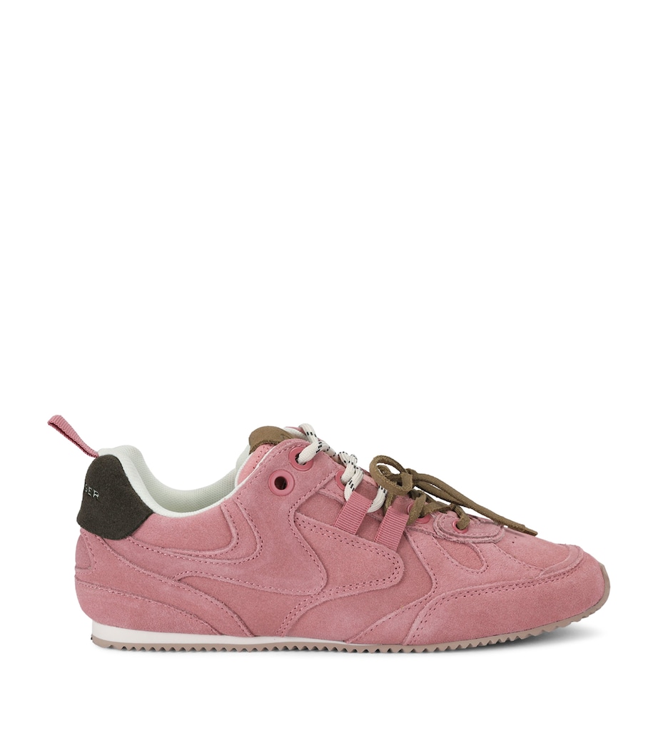Kurt Geiger London Suede Slim Runner Sneakers Pink Image 1
