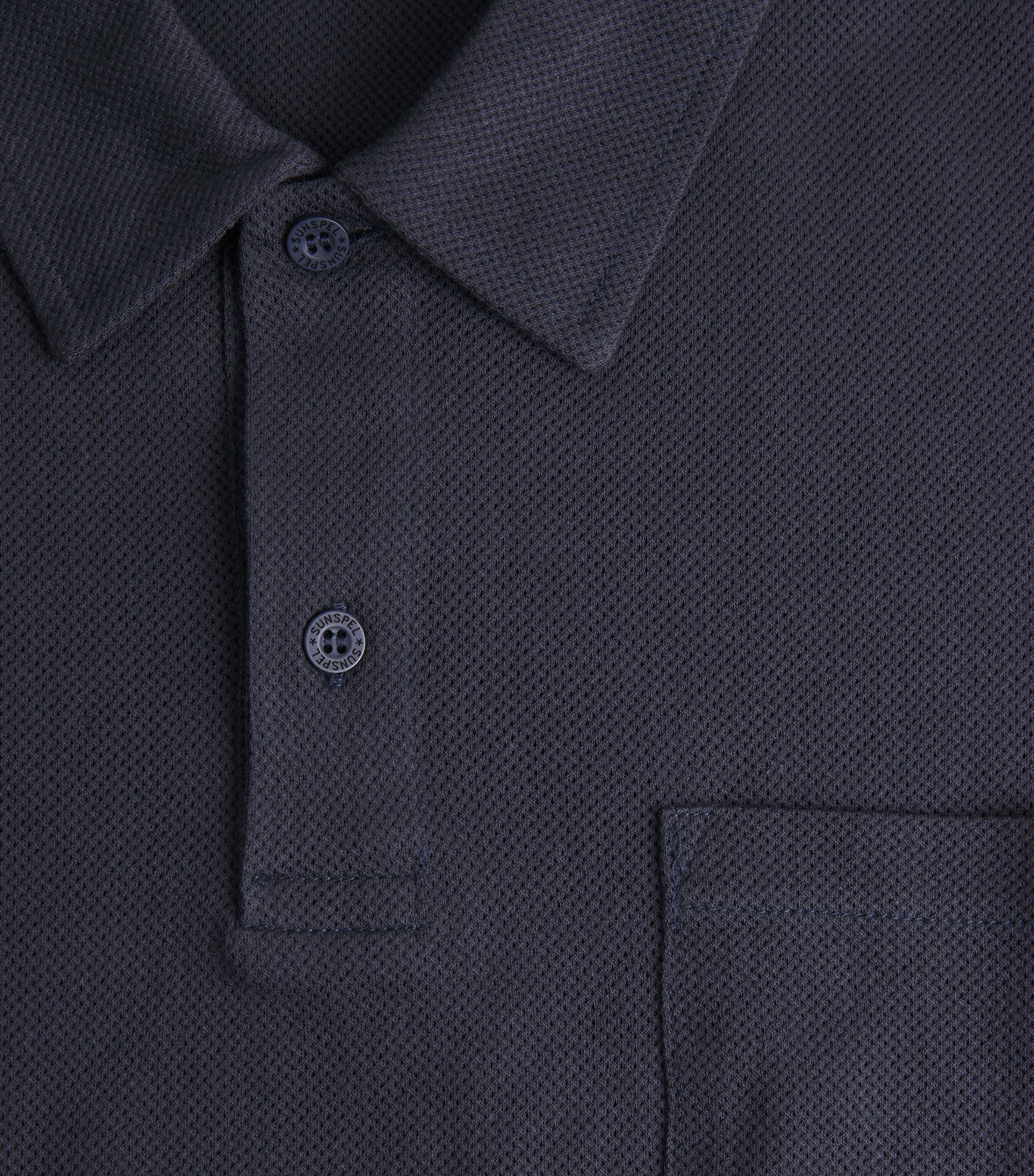 Supima Cotton Riviera Polo Shirt NAVY BUAA Image 5
