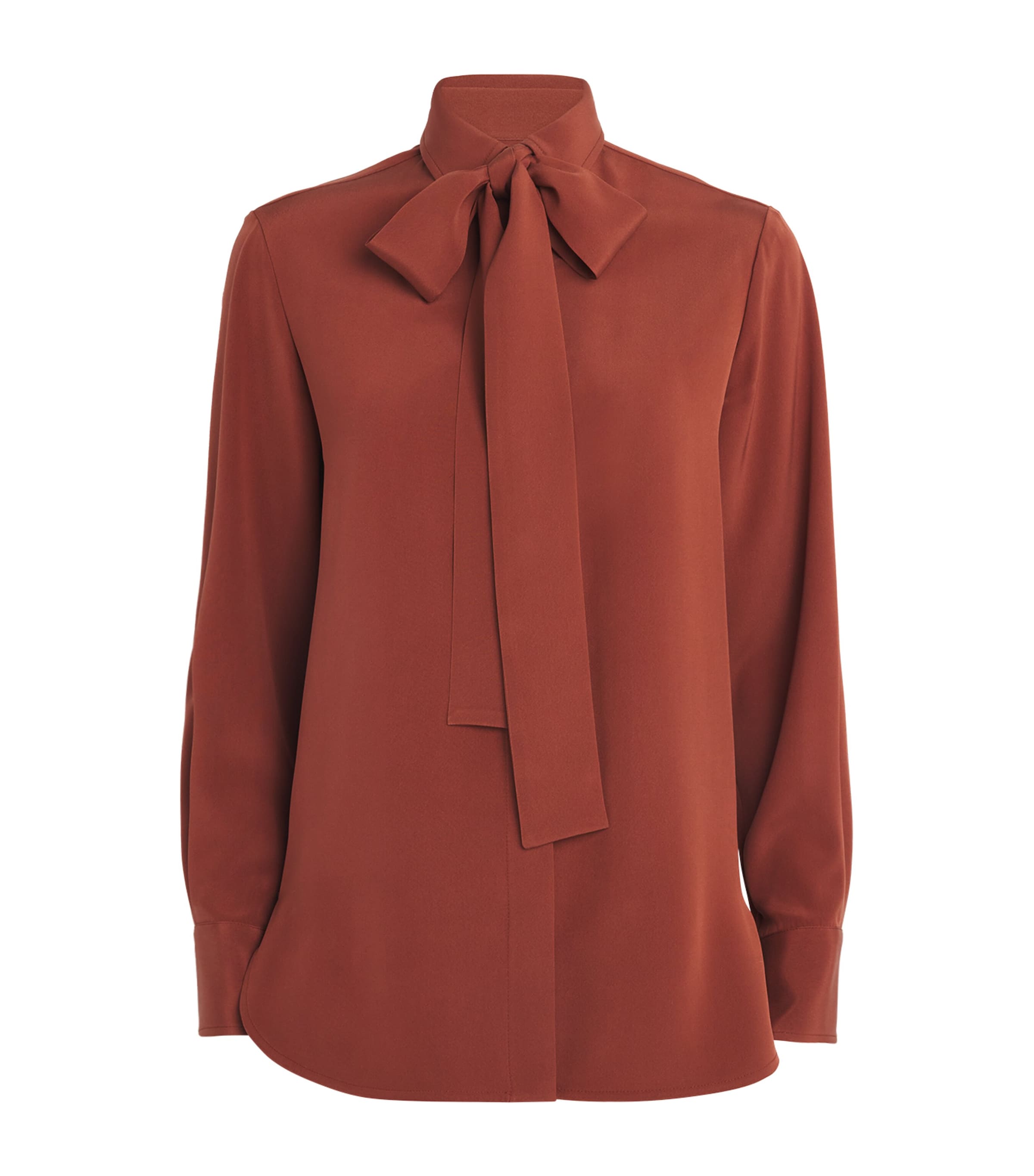 Kiton Silk-blend Shirt In Red