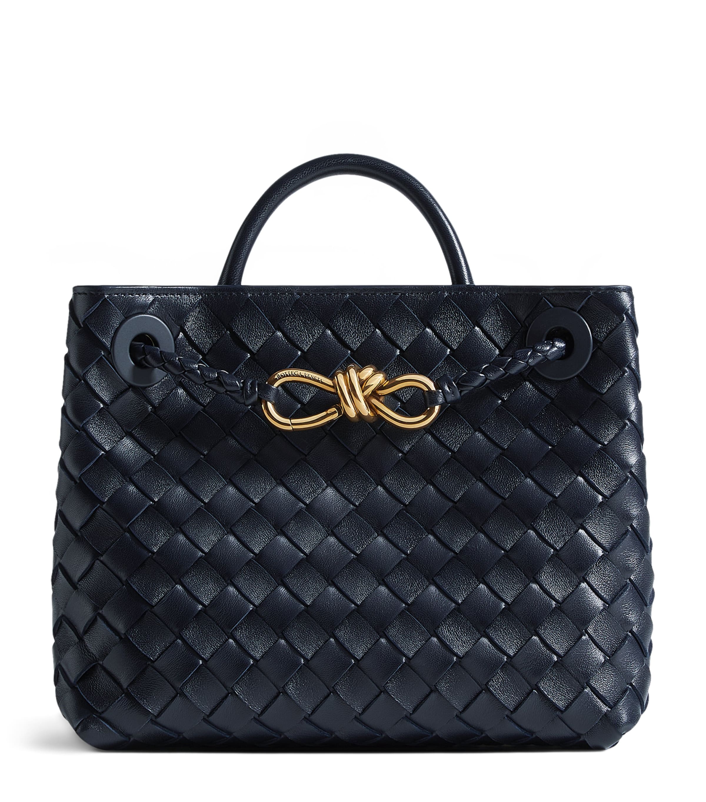 Bottega Veneta Womens Small Leather Andiamo Top-Handle Bag Image 1