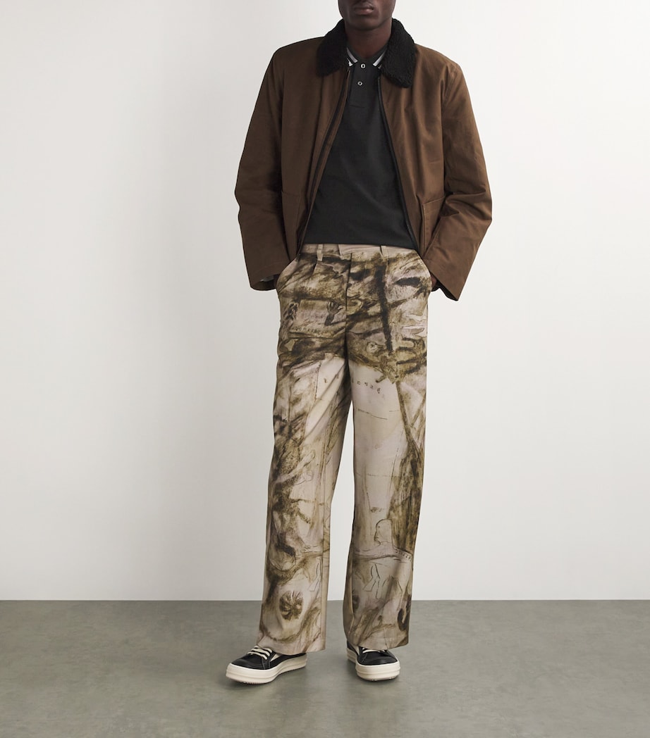 Cotton Orb Polo Shirt N401-BLACK Image 2