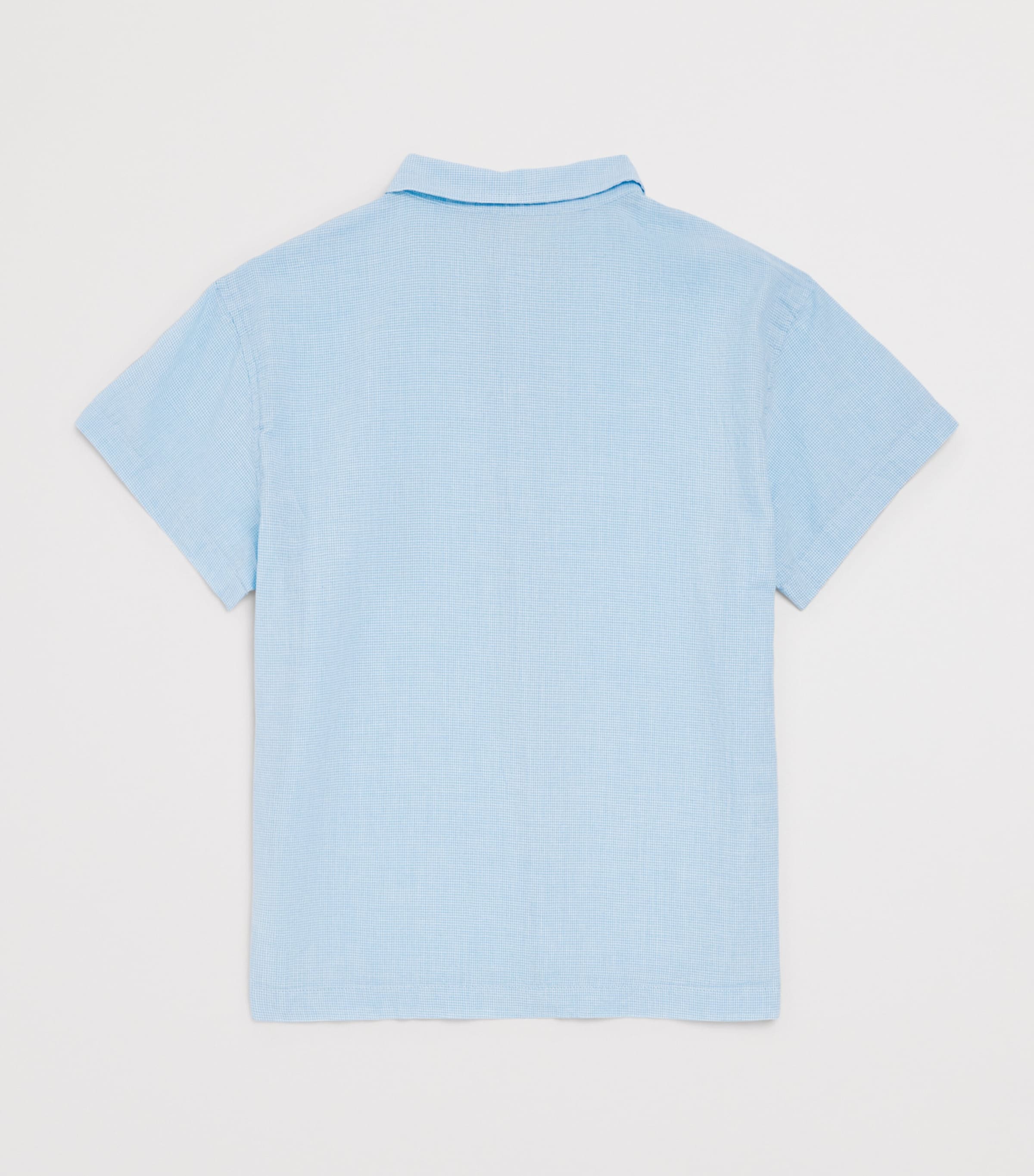 KONGES SLOJD Organic Cotton Fran Shirt (9 Months - 10 Years) Blue Image 2