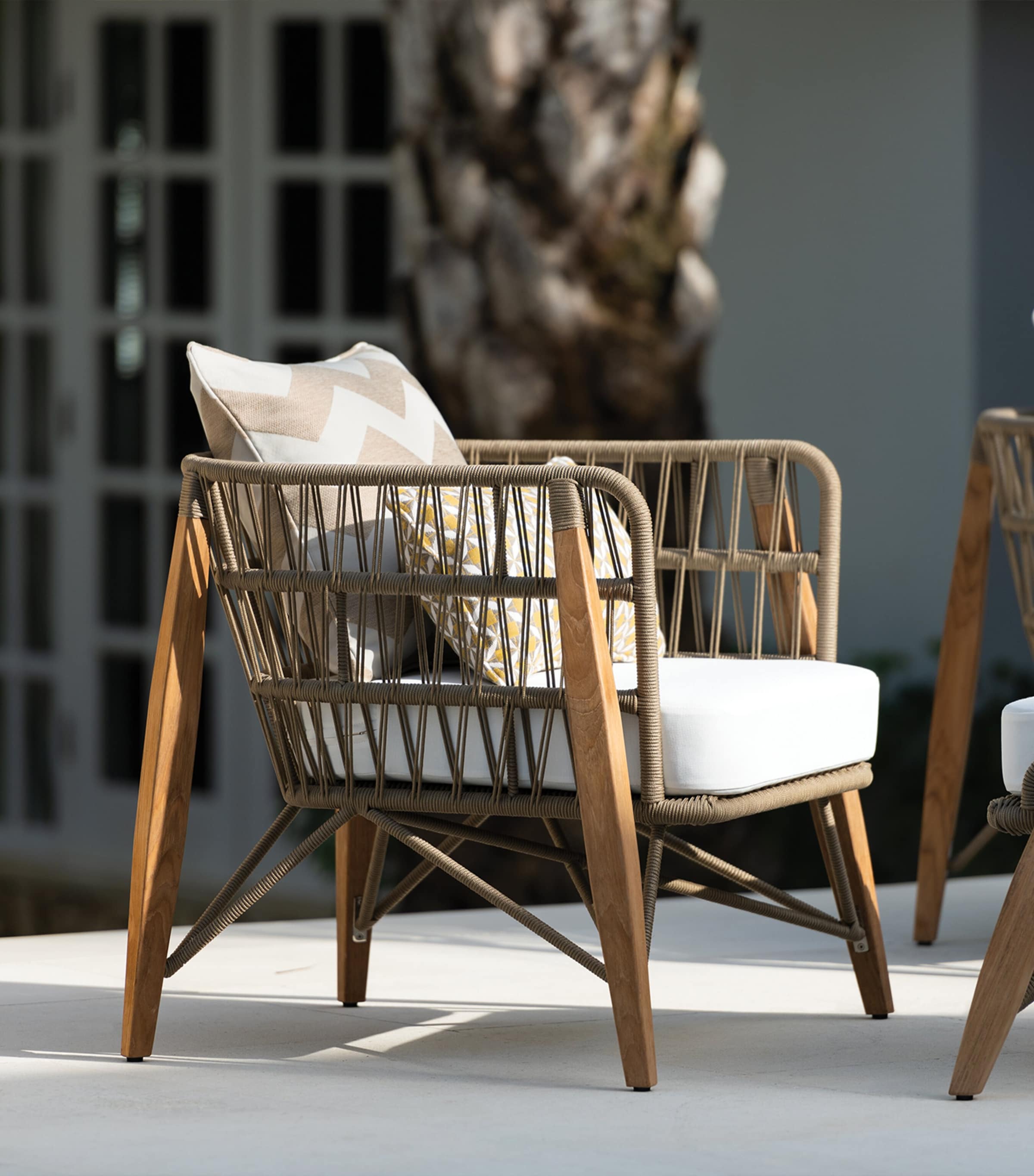 Pimlico Club Outdoor Armchair WHITE Image 8