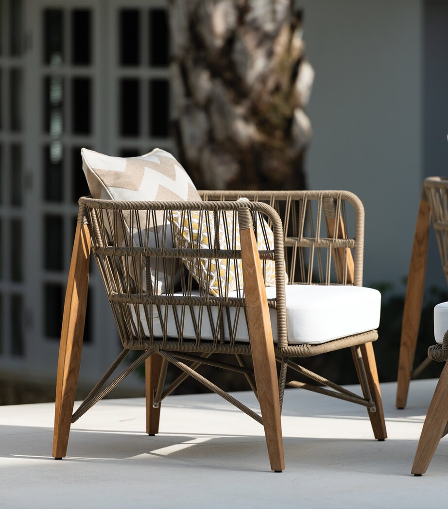 Pimlico Club Outdoor Armchair WHITE Image 8