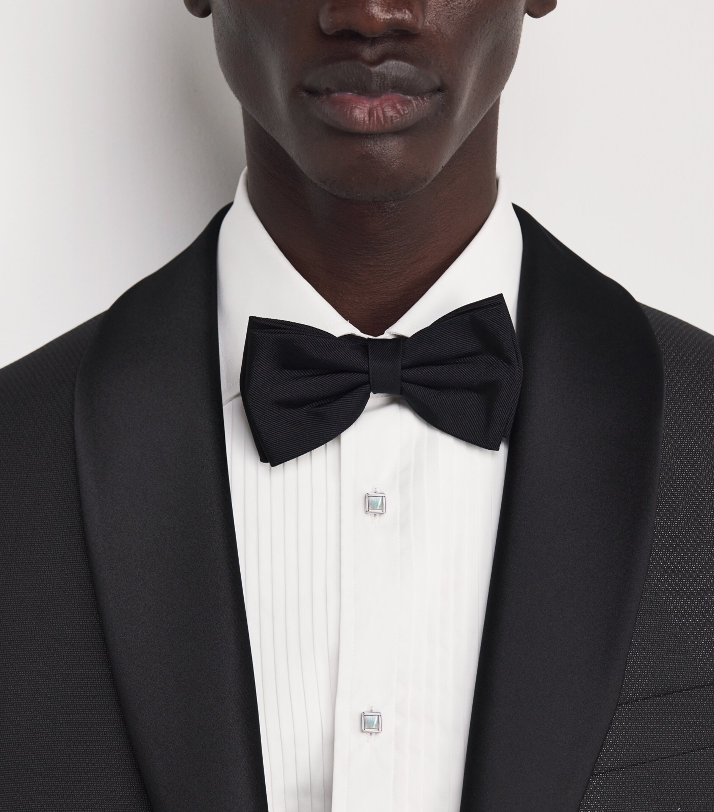 Rhodium-Plated Celtic Mother of Pearl Cufflinks Set MOTHER OF PEARL Image 2