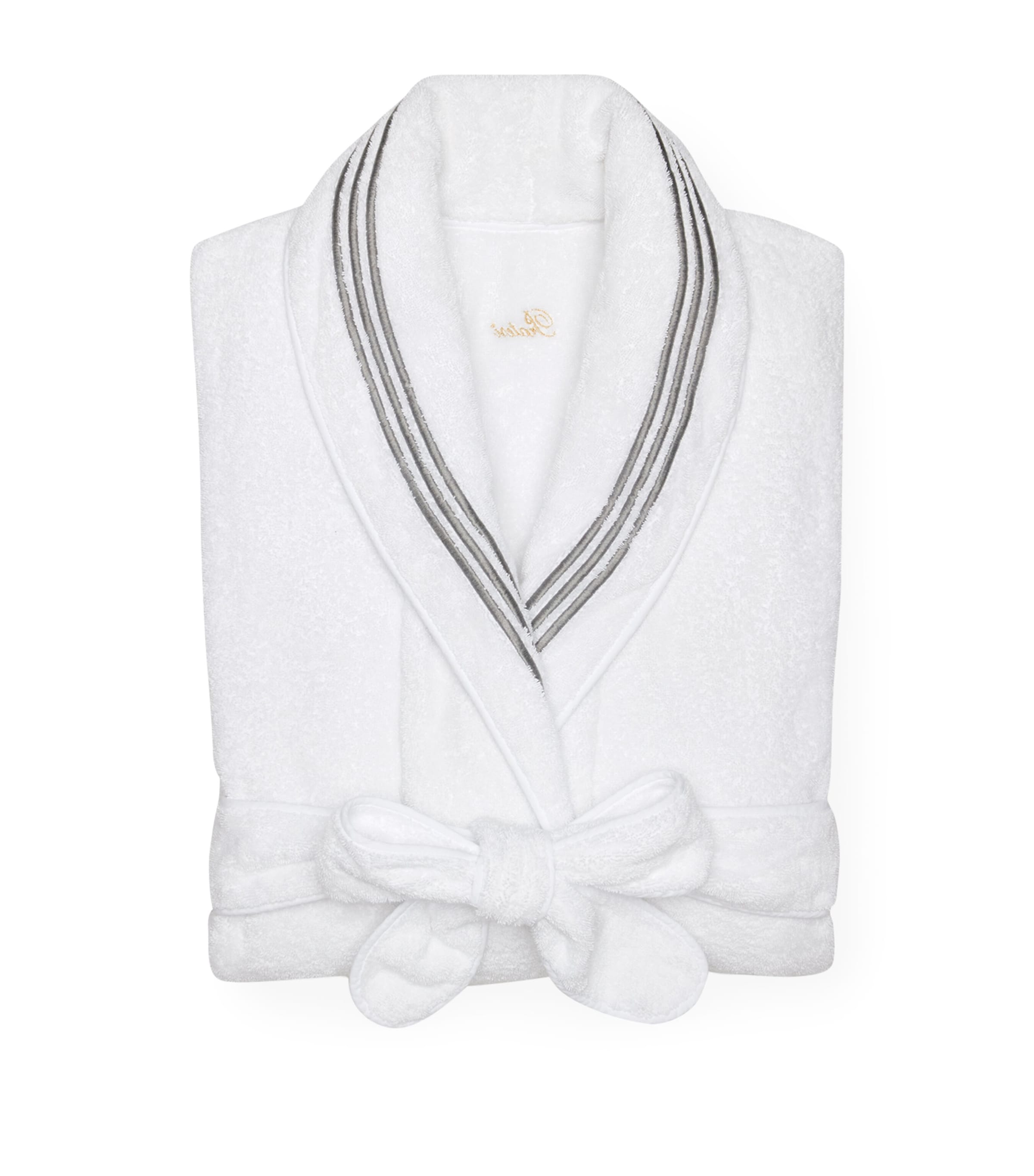 Tre Righe Robe (Small) WHT/CHARCOAL Image 2