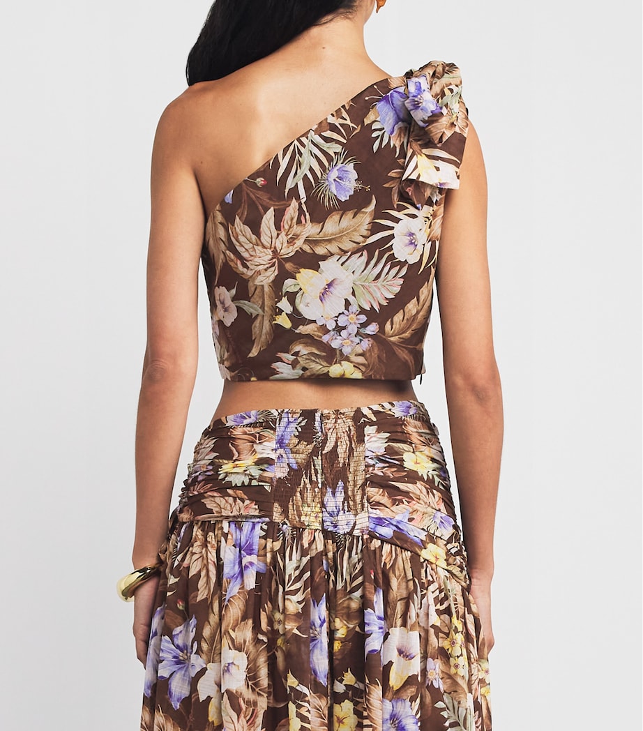 Cotton Coco One-Shoulder Top CHCMULFLO Image 4