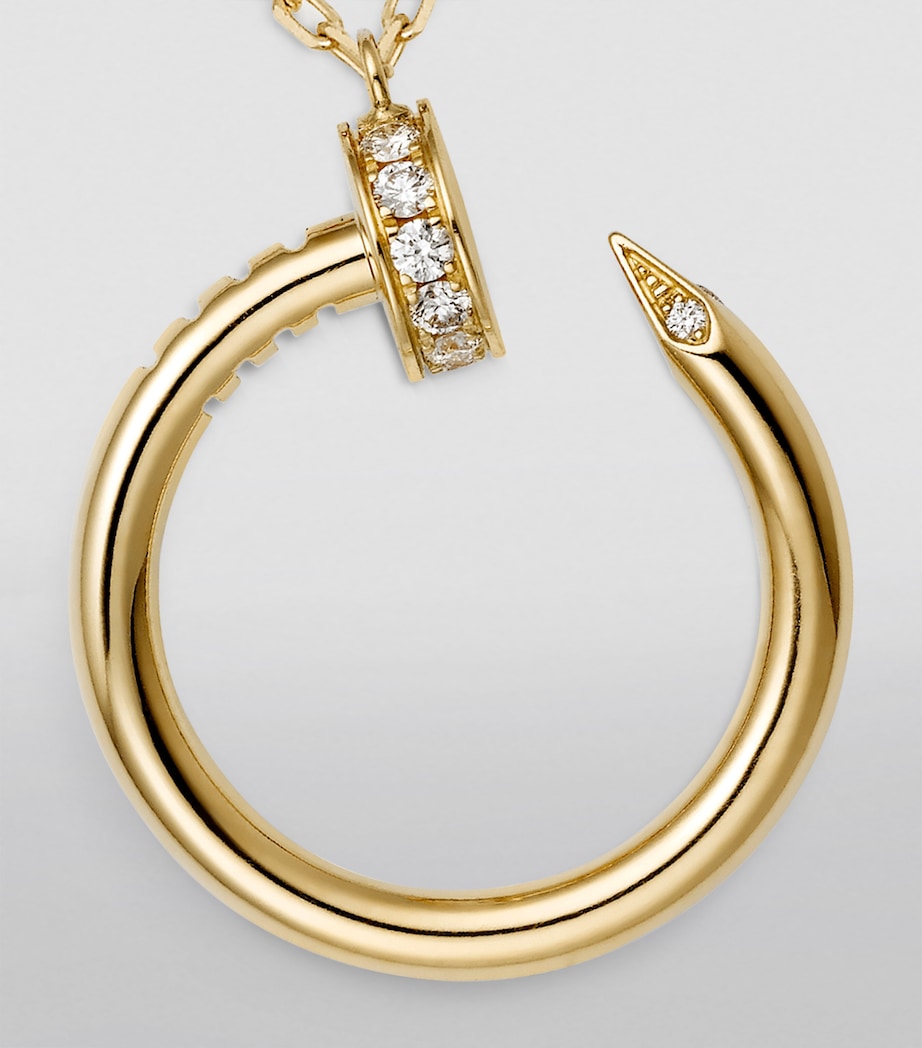 Yellow Gold and Diamond Juste un Clou Necklace YELLOW GOLD Image 6