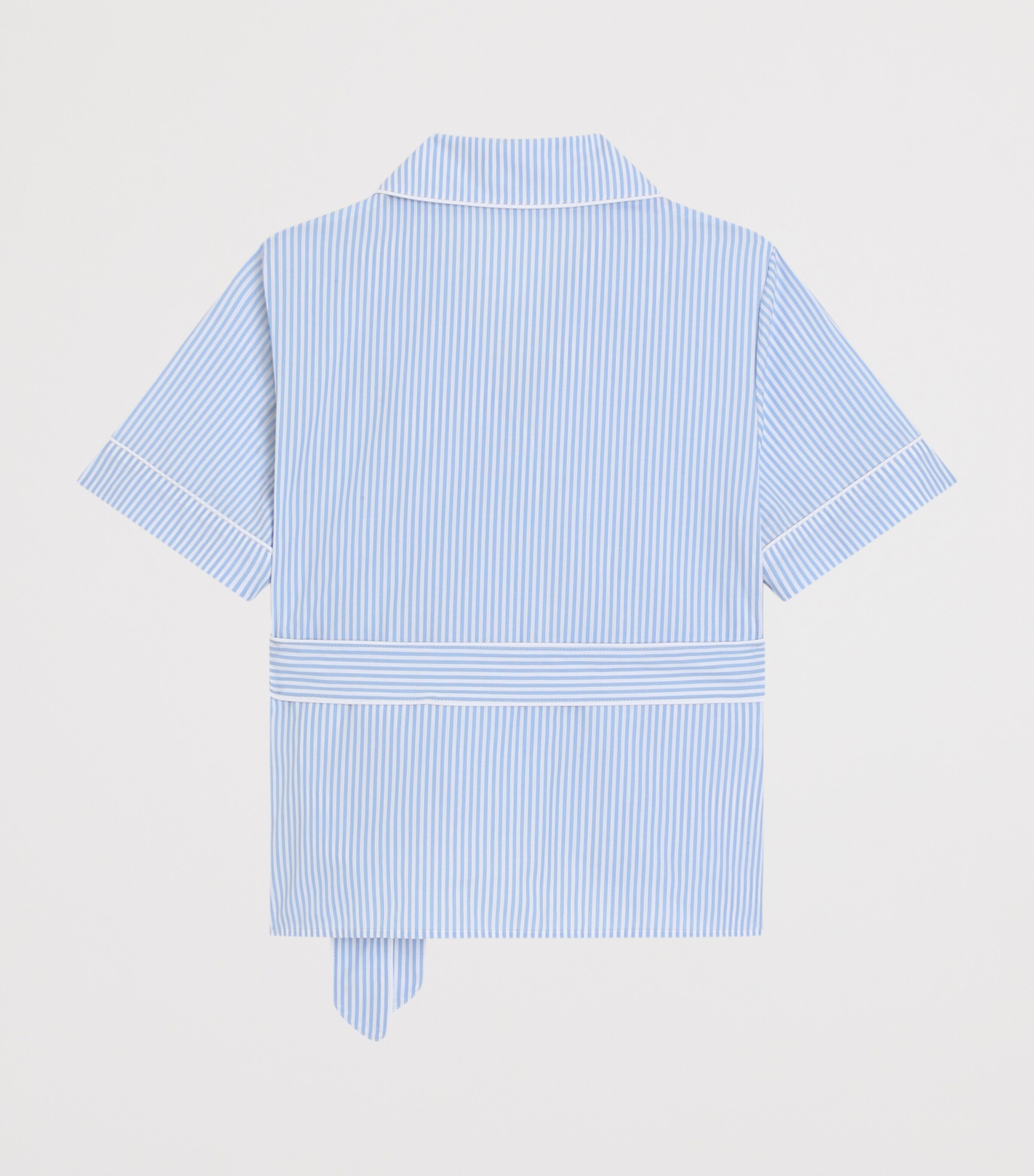 Dolce&Gabbana Kids Cotton Stripe Shirt (8-12+ Years) Combined Colou Image 2