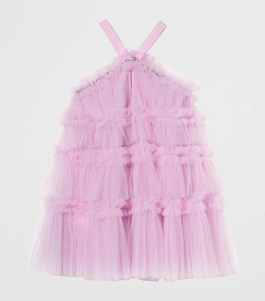 Tutu Du Monde Tulle Bon Bon Dress (2-11 Years) Orchid Bouquet Image 3