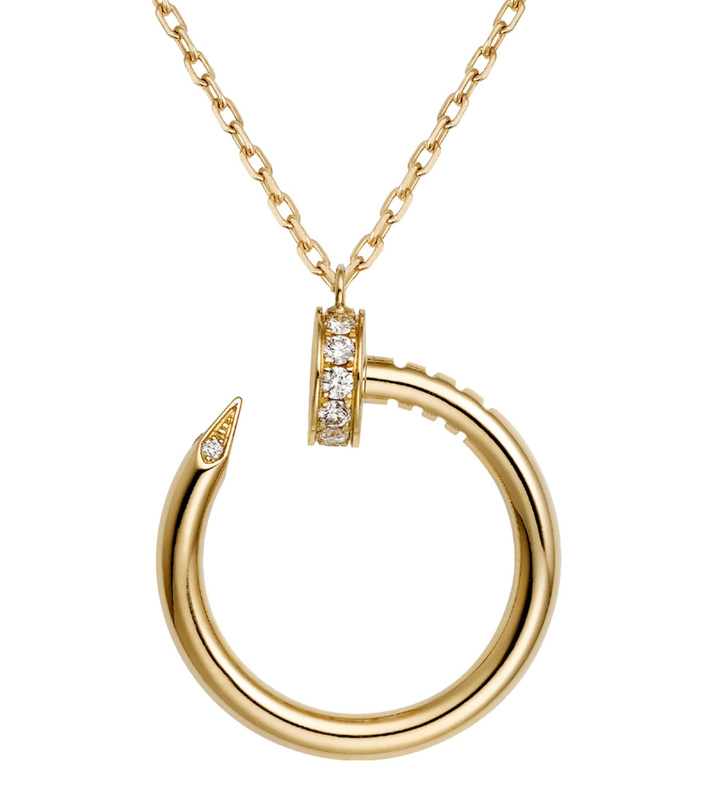 Yellow Gold and Diamond Juste un Clou Necklace YELLOW GOLD Image 2