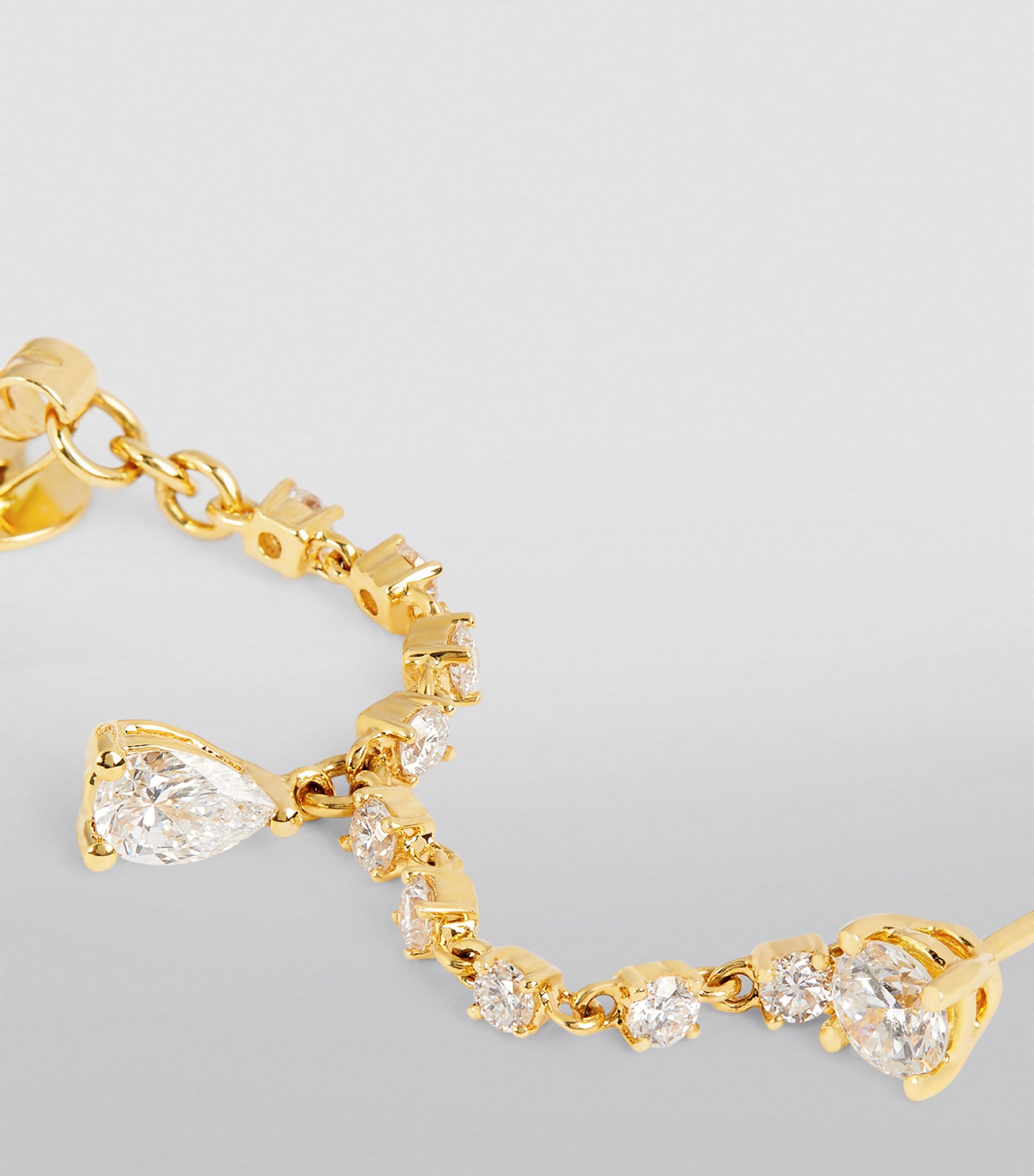 Anita Ko Yellow Gold and Diamond Olivia Single Earring Yellow Gold Image 6