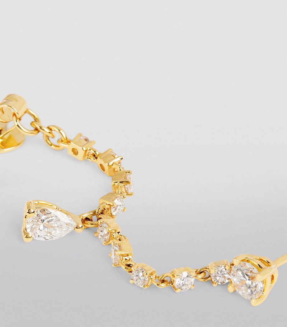 Anita Ko Yellow Gold and Diamond Olivia Single Earring Yellow Gold Image 6