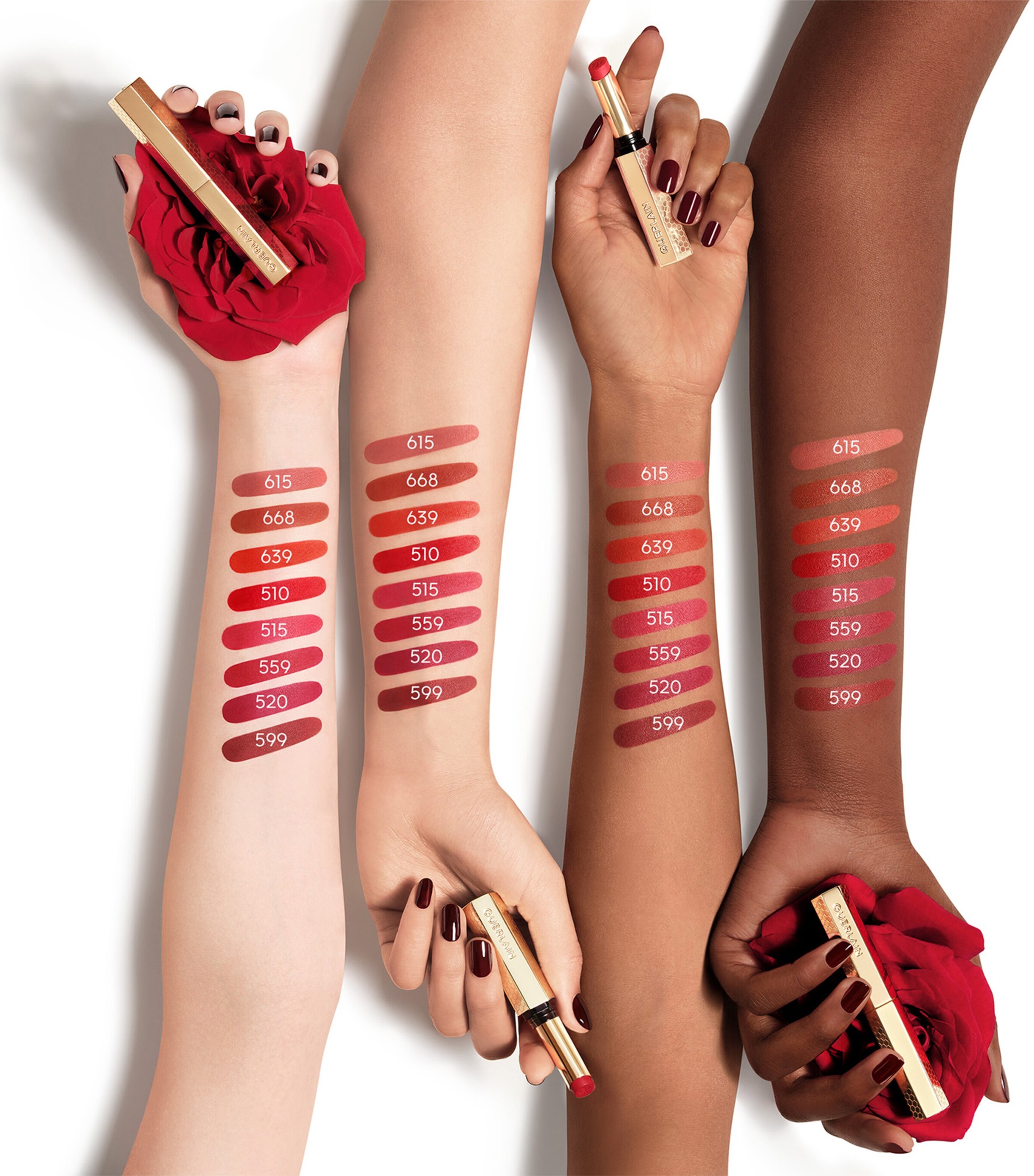 Guerlain KissKiss Honey-Infused Intense Lipstick - Refill Pure Hibiscus Image 4