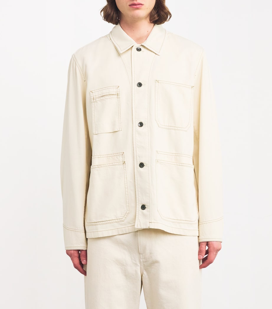 Graham Denim Jacket ECRU Image 3