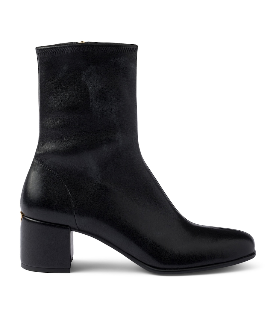 Nappa Leather Stretch Booties Ankle Boots 55 F0002 Image 1