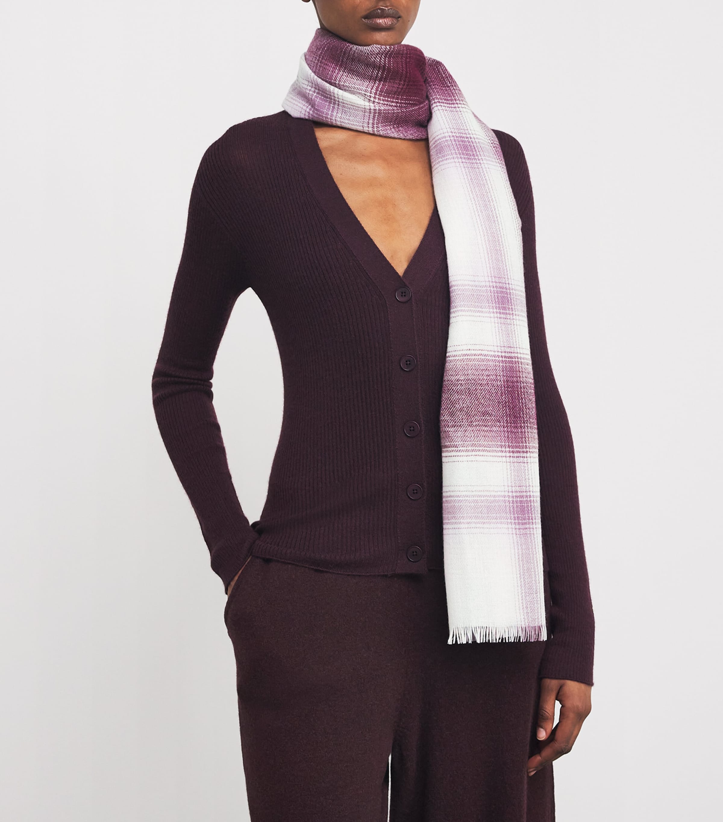 Cashmere Ombré Stole RU7617 LAVENDER Image 4