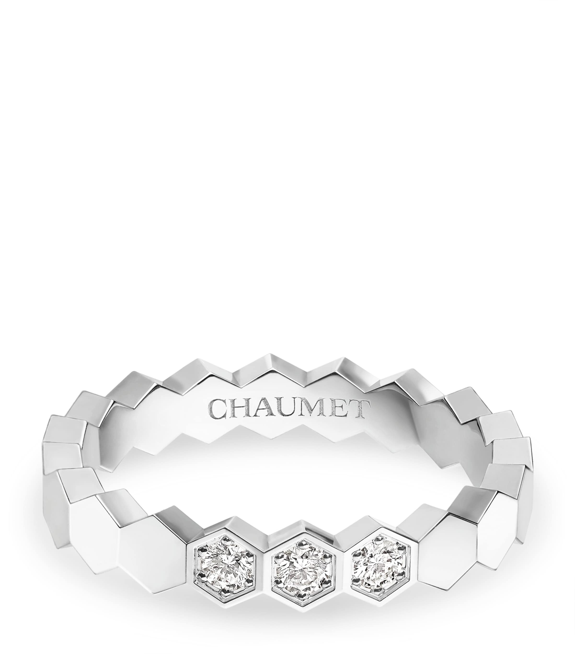 Chaumet White Gold and Diamond Bee de Chaumet Ring White Gold