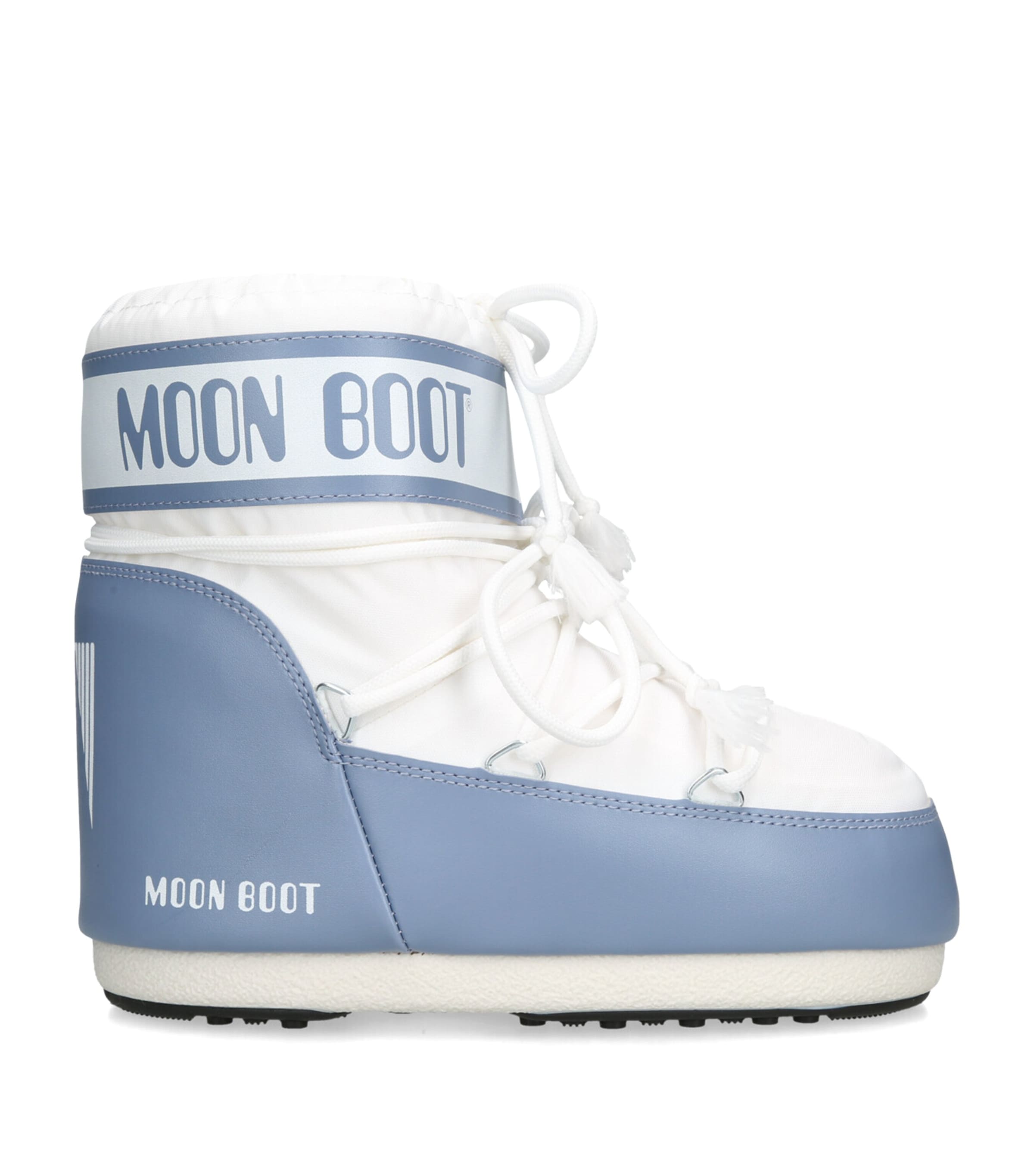 Moon Boot Mb Icon Low Glitter Woman Ankle Boots Pink Size 8-9.5 Plastic In Grey