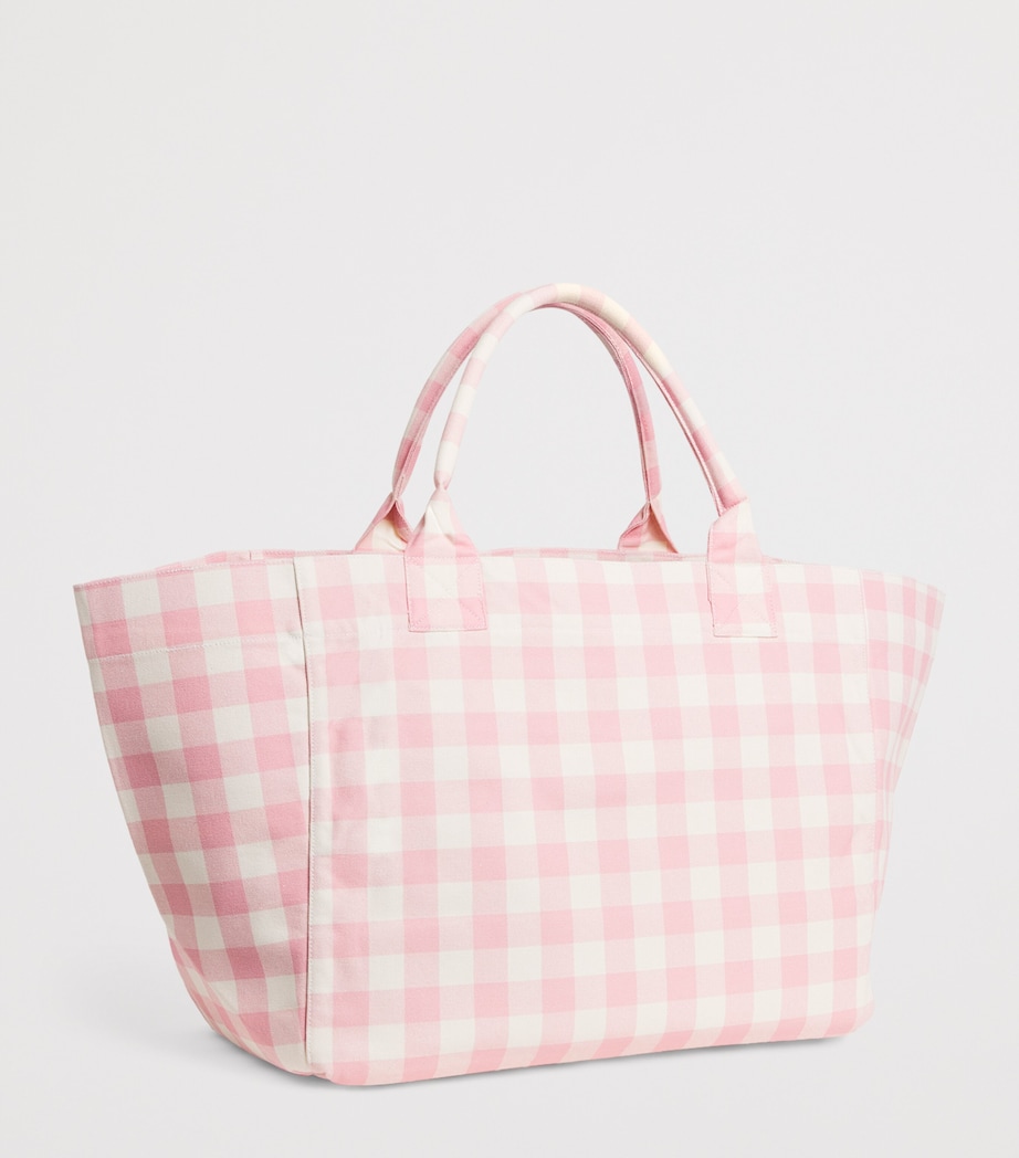 Extra-Large Cotton Shopper Tote Bag 038 BLEACHED MAUVE Image 3