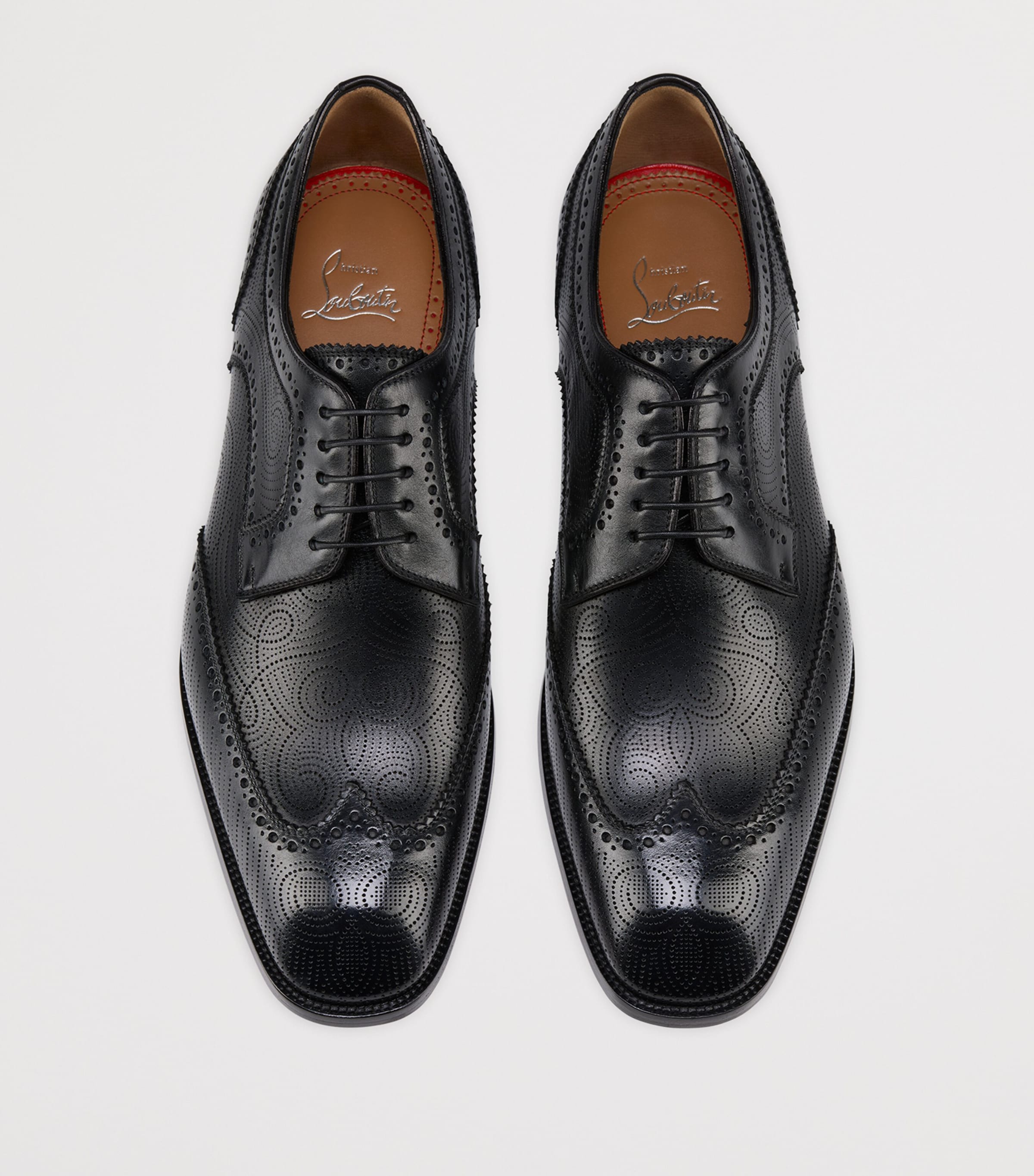 Grave Calf Leather Derby Shoes BK01 Image 3