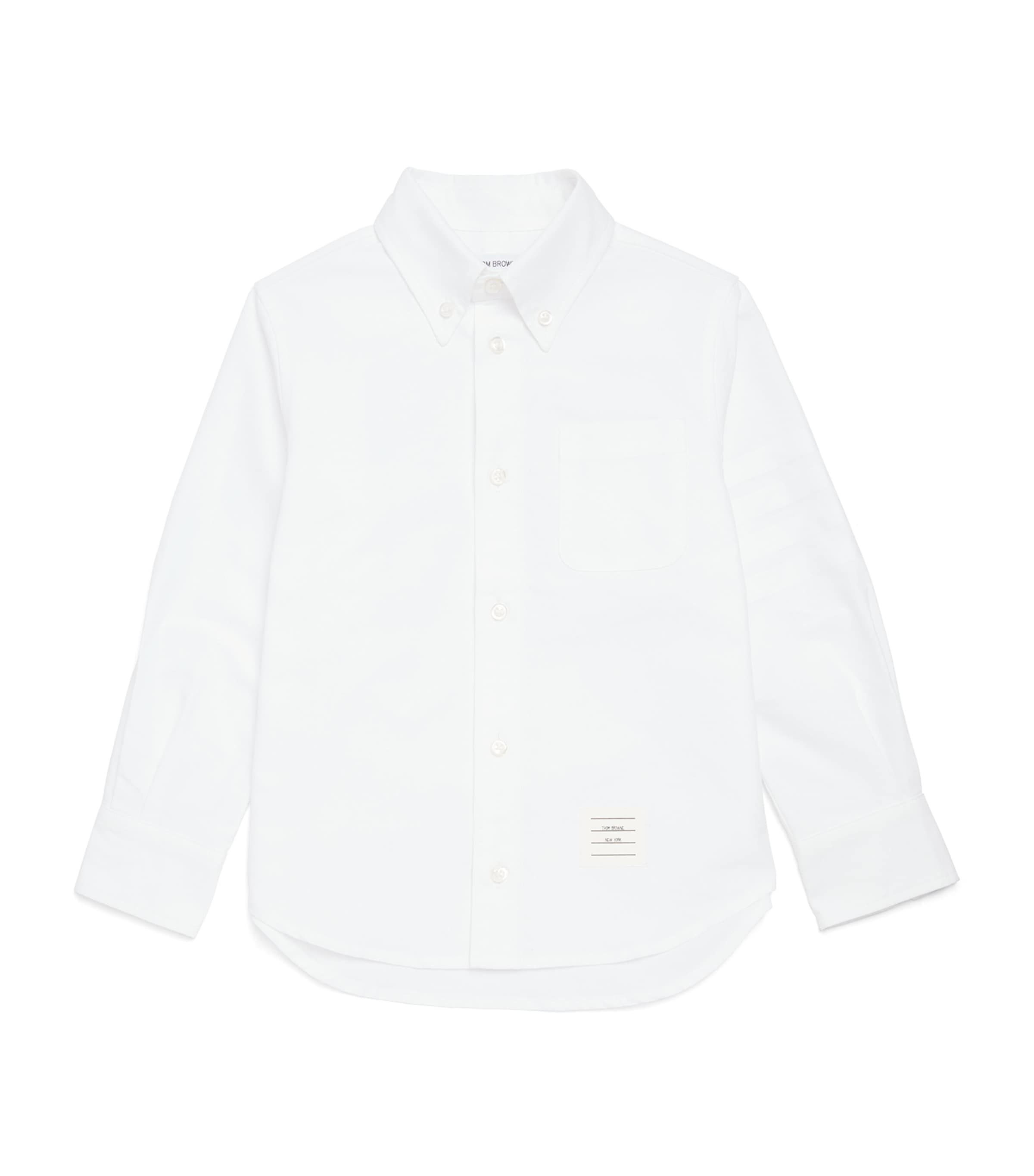 Thom Browne 4-bar Oxford Shirt In White
