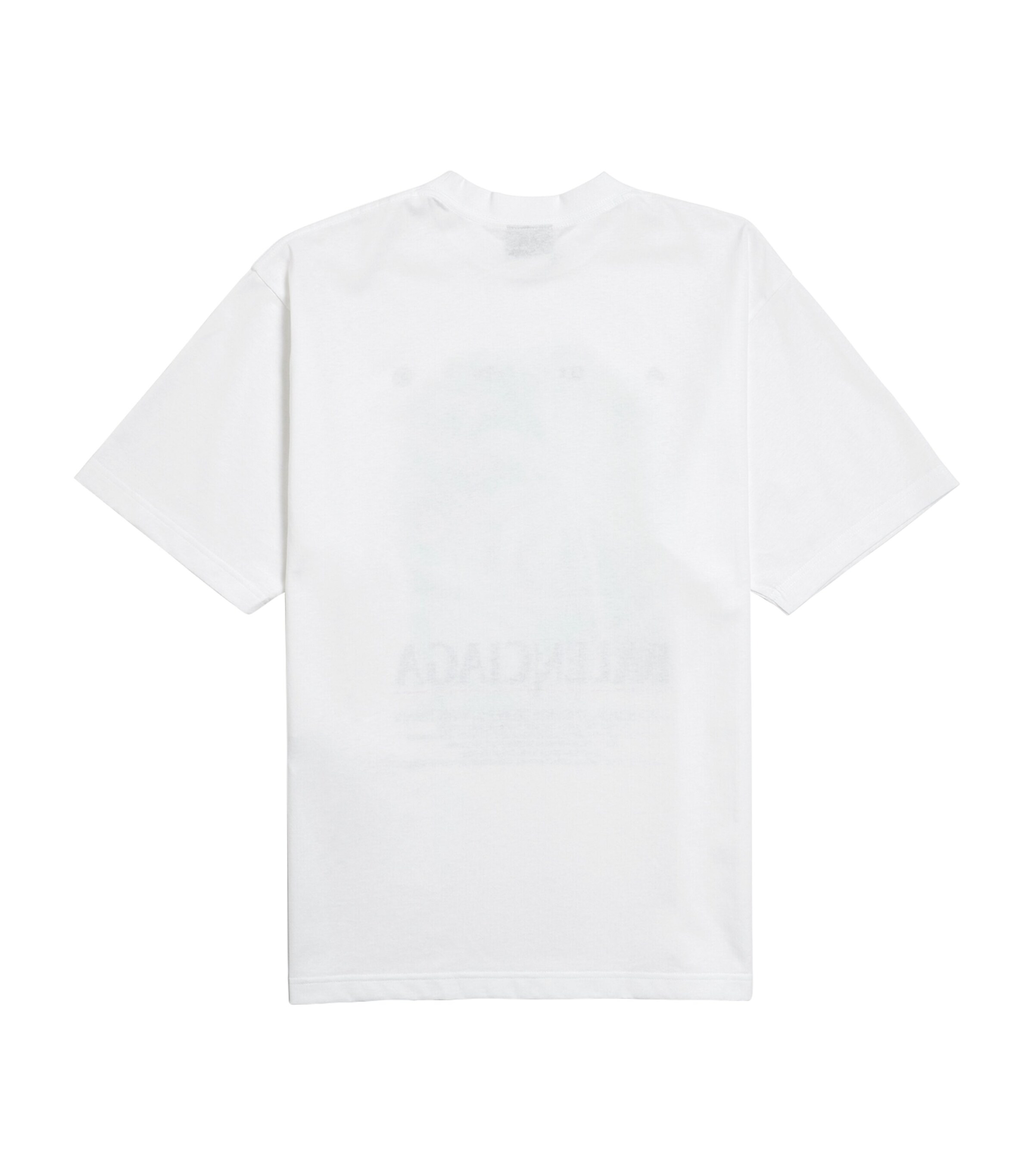 Balenciaga Womens Cotton Graphic Print T-Shirt Image 2
