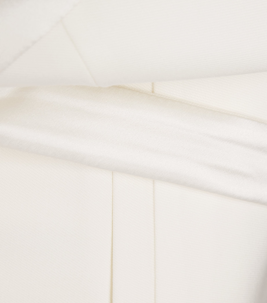 Asymmetric Tie Waistcoat WHITE Image 5