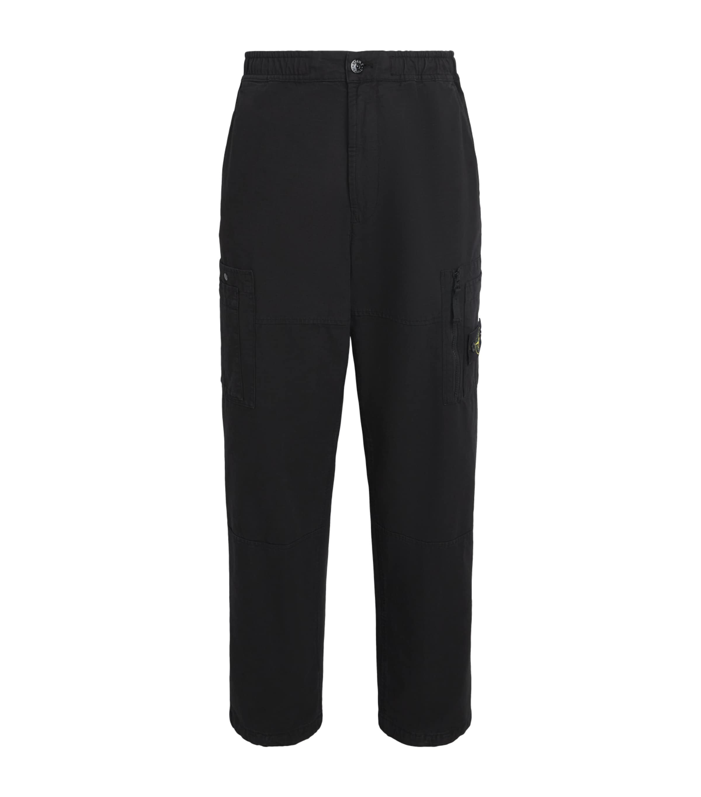 Stone Island Mens Organic Cotton Ripstop Cargo Trousers Image 1