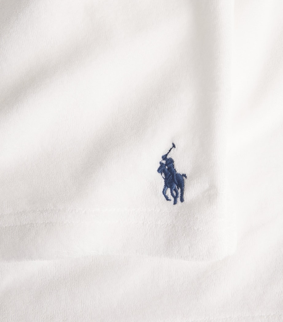 Polo Ralph Lauren Mens Cotton-Blend Terry Cloth Shorts White Image 6