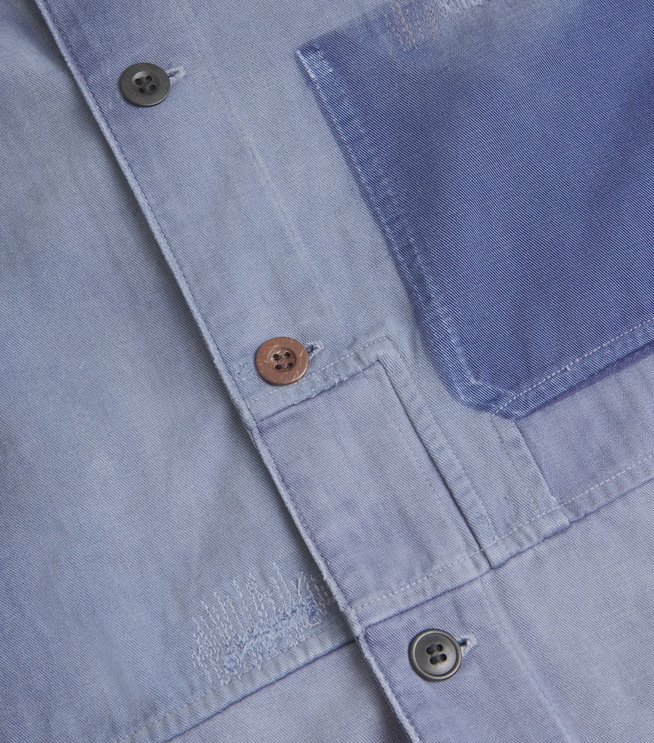 Patchwork Utility Jacket BLUE Image 5