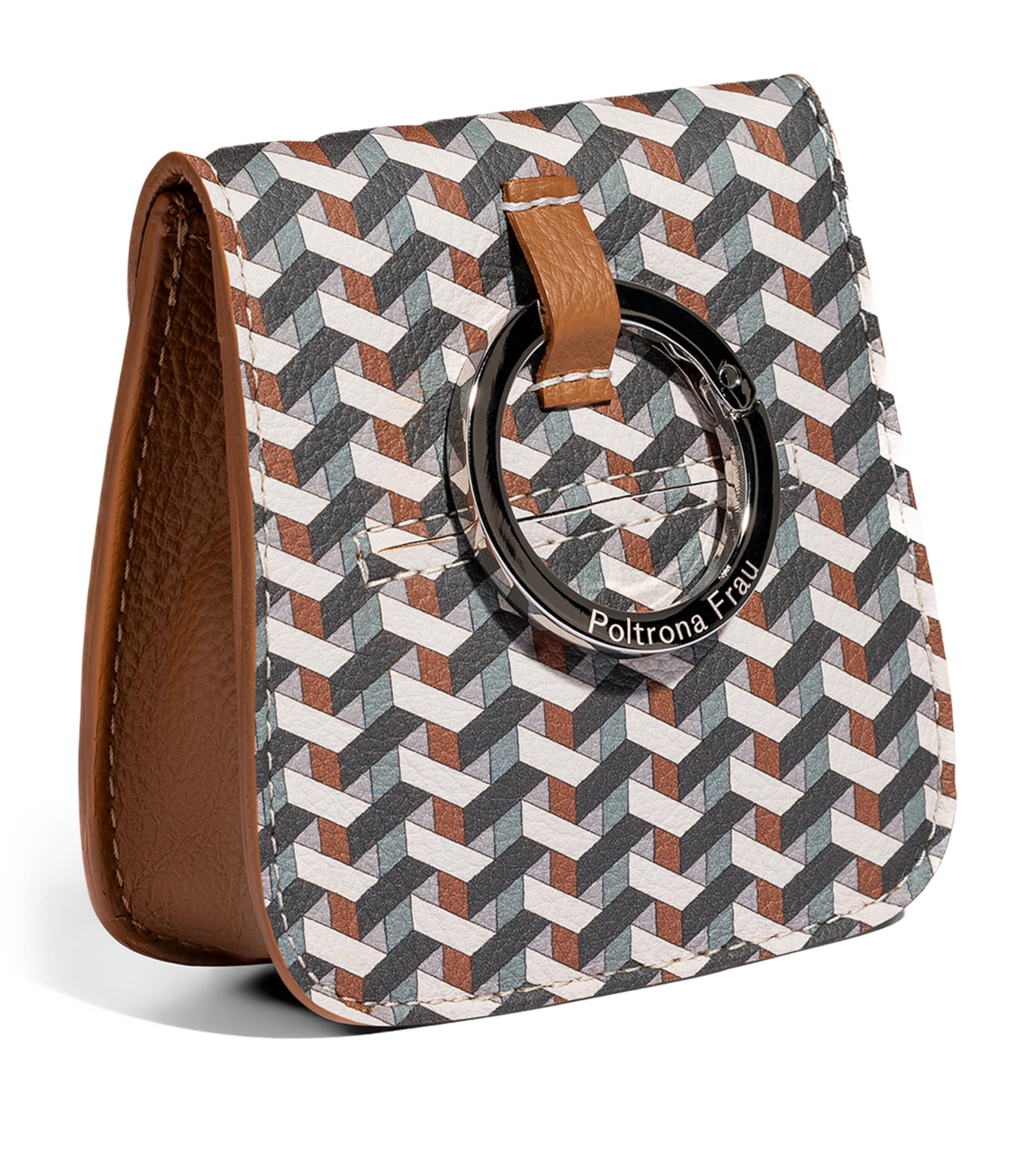 Poltrona Frau Leather Dog Treat Pouch Ecru/cammello Image 2